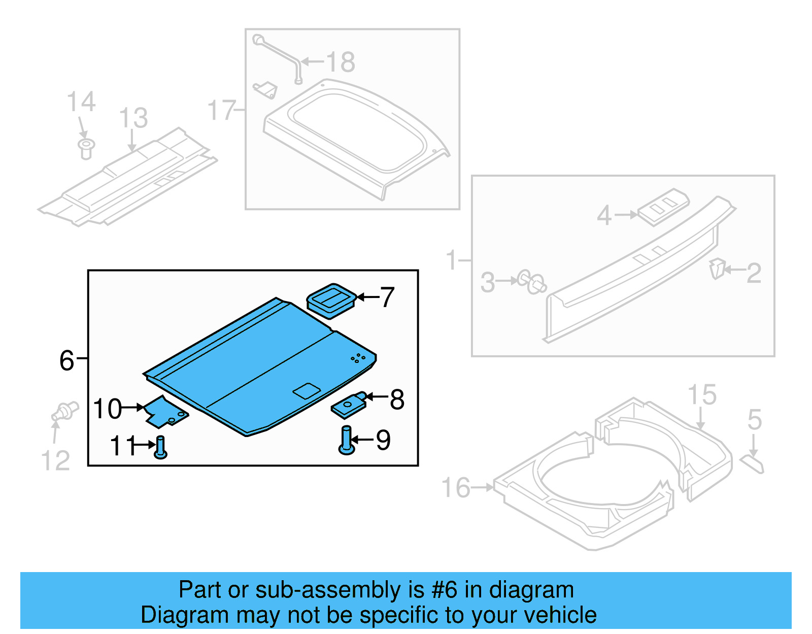 Floor Cover 5N0-858-855-B-1BS - View 5