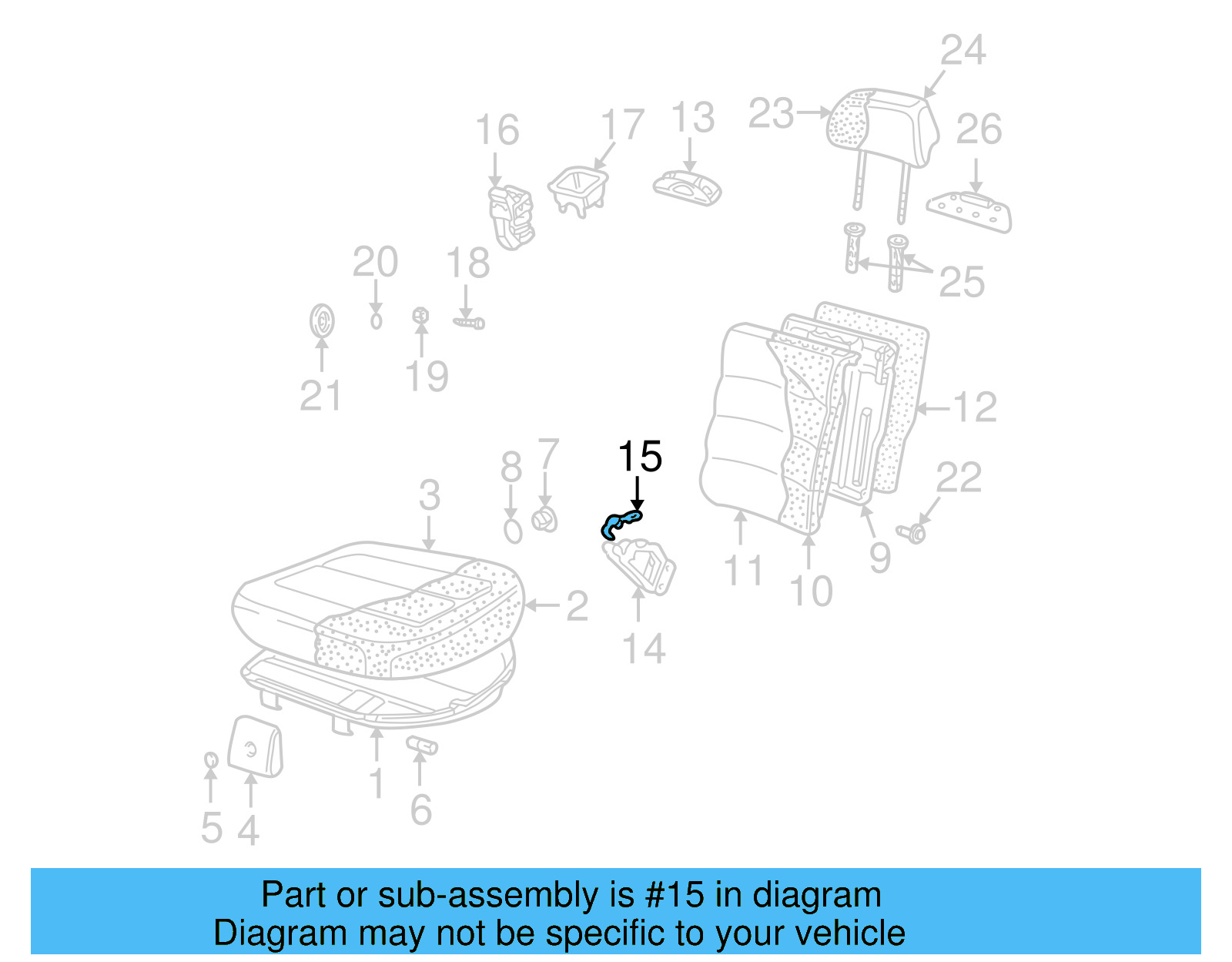 Center Mount Cover 8E0-886-193 - View 22