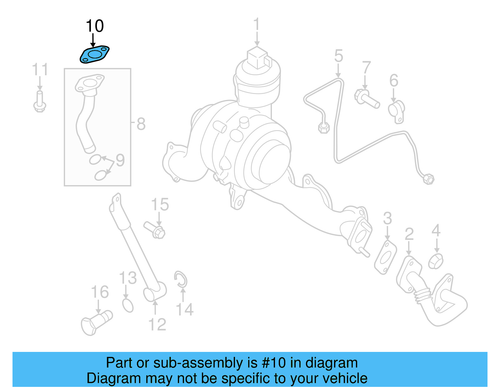 Return Line Gasket 03L-145-757-Q - View 30