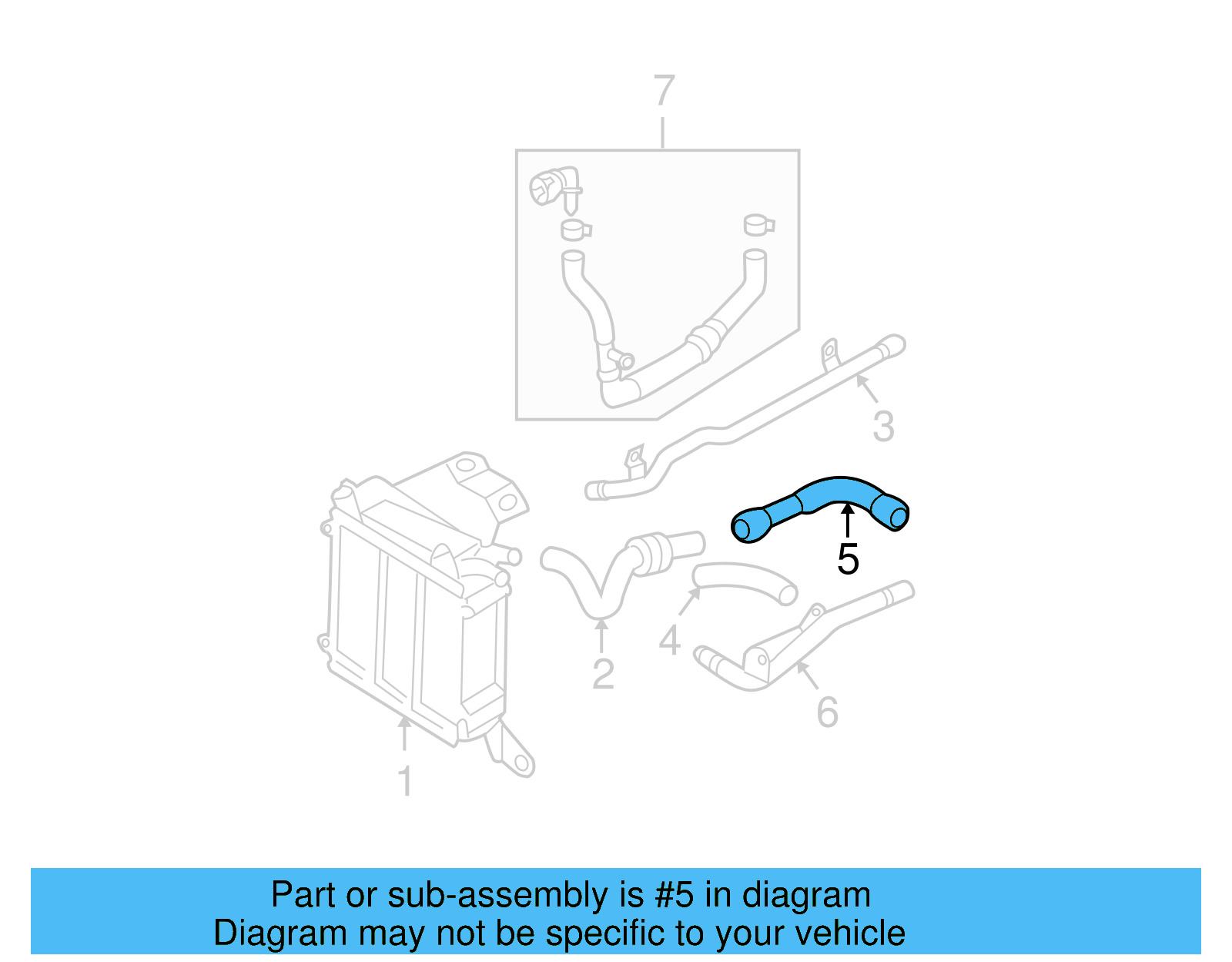 Upper Hose 1J0-122-101-AP - View 15