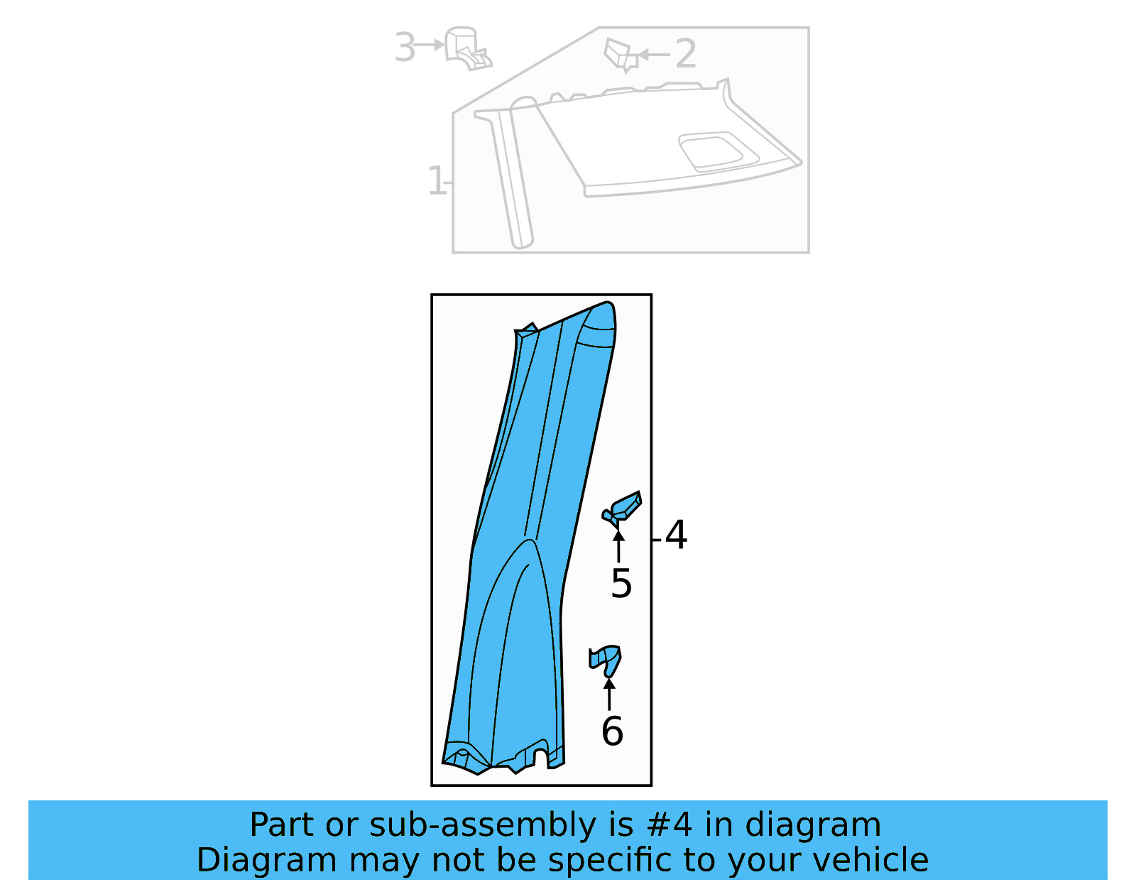 Front Trim 3CM-867-766-B-82V - View 6