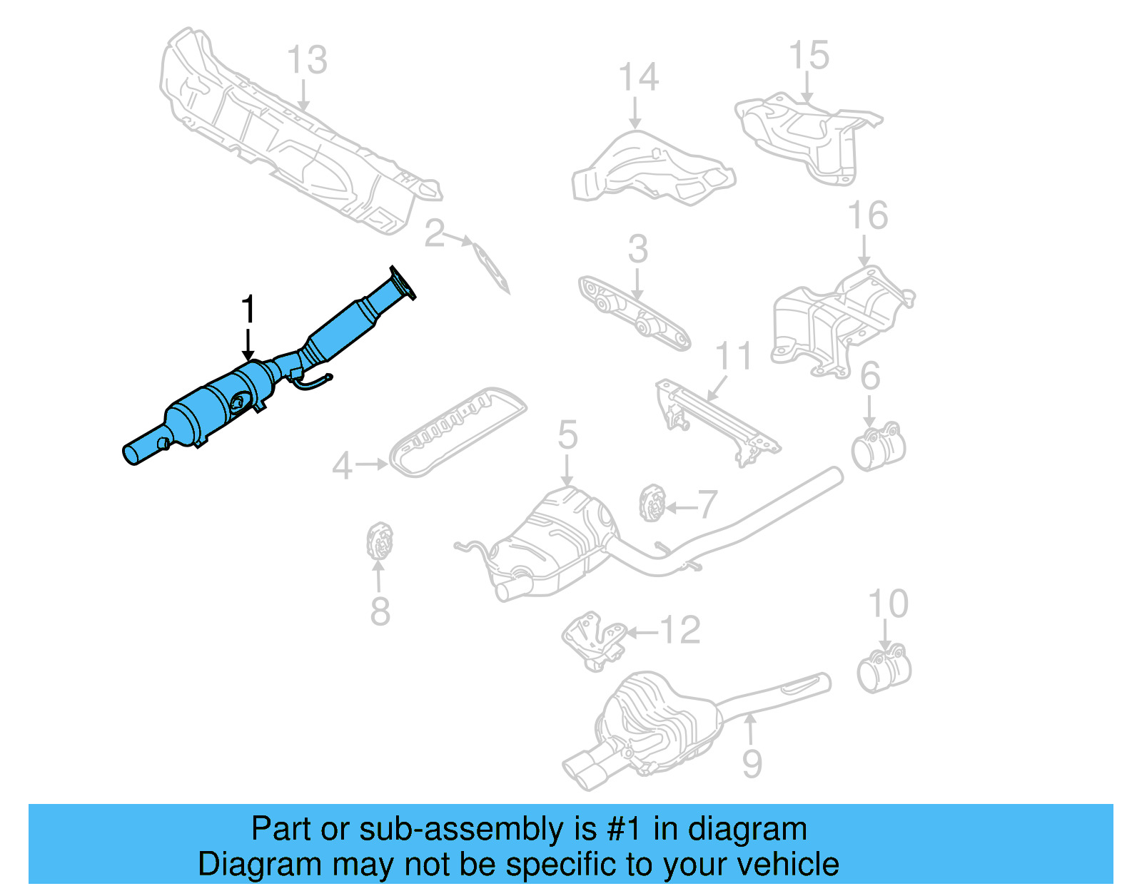 Converter & Pipe 1K0-254-510-L - View 9