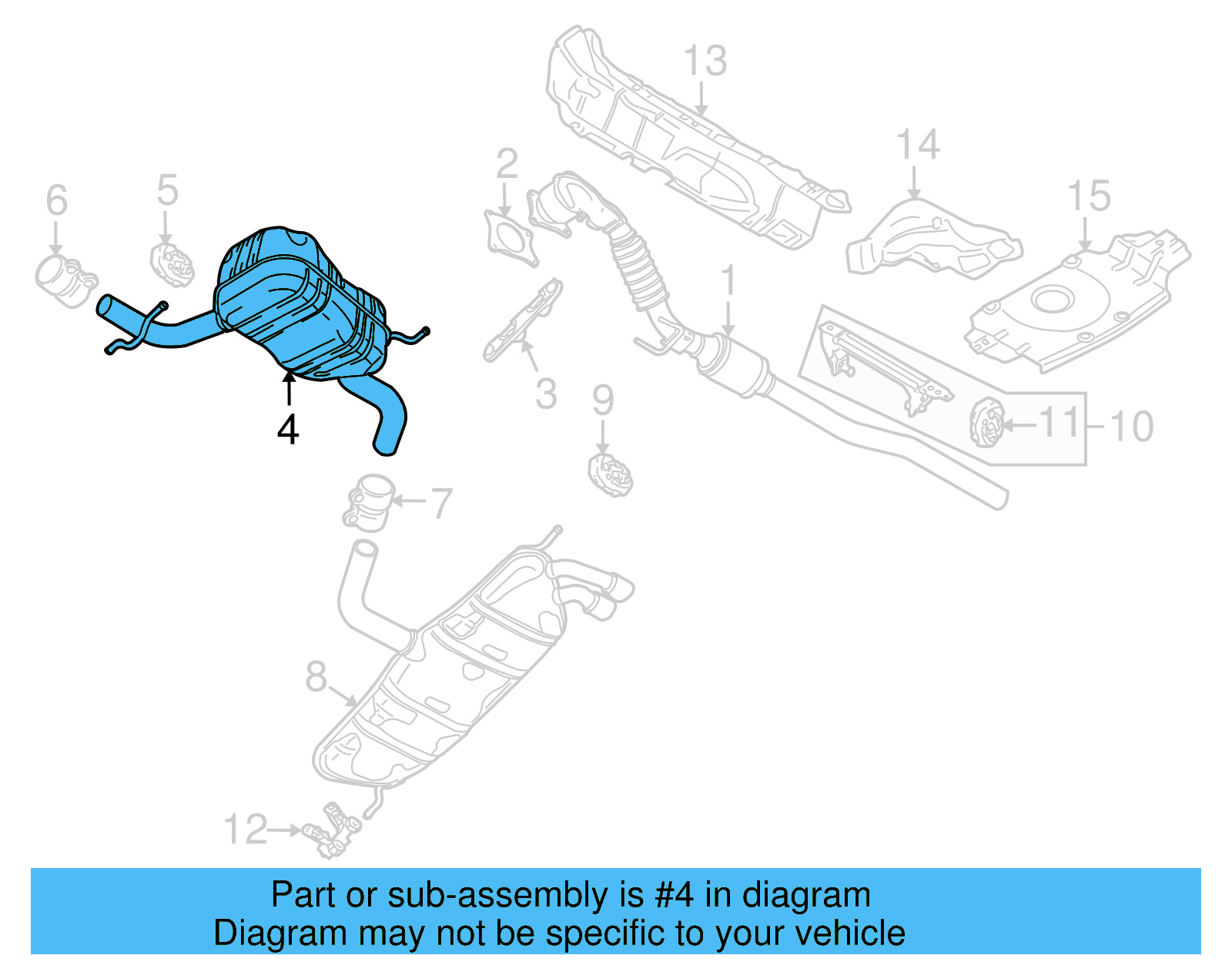 Muffler & Pipe 1Q0-253-209-R - View 5