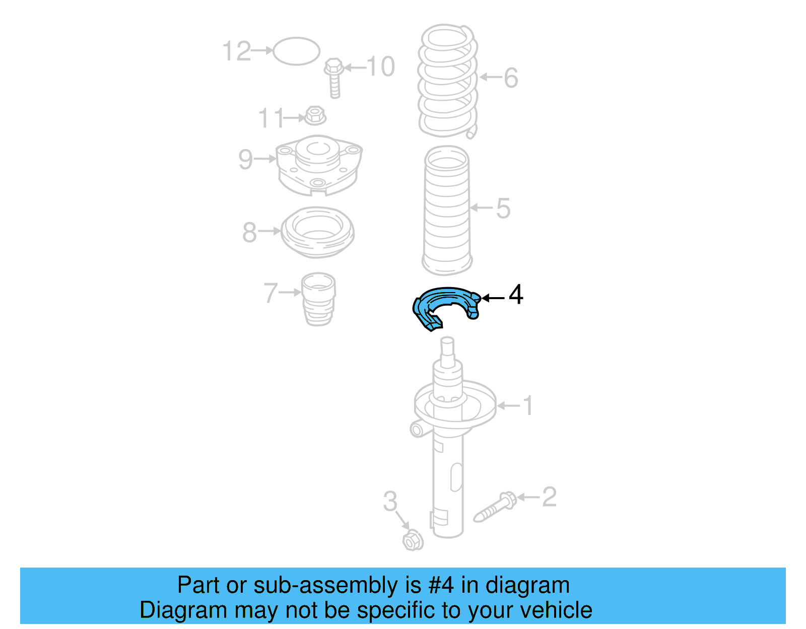 Coil Spring Insulator 5QM-412-545 - View 22