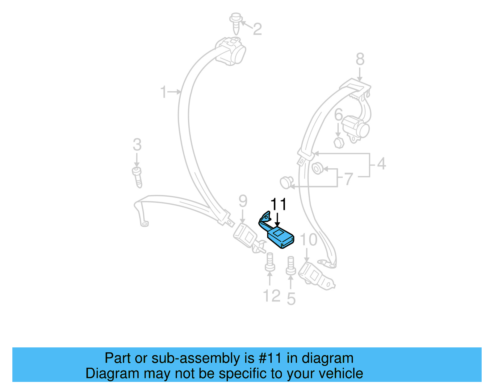 Buckle End 5M0-857-740-E-QVZ - View 7