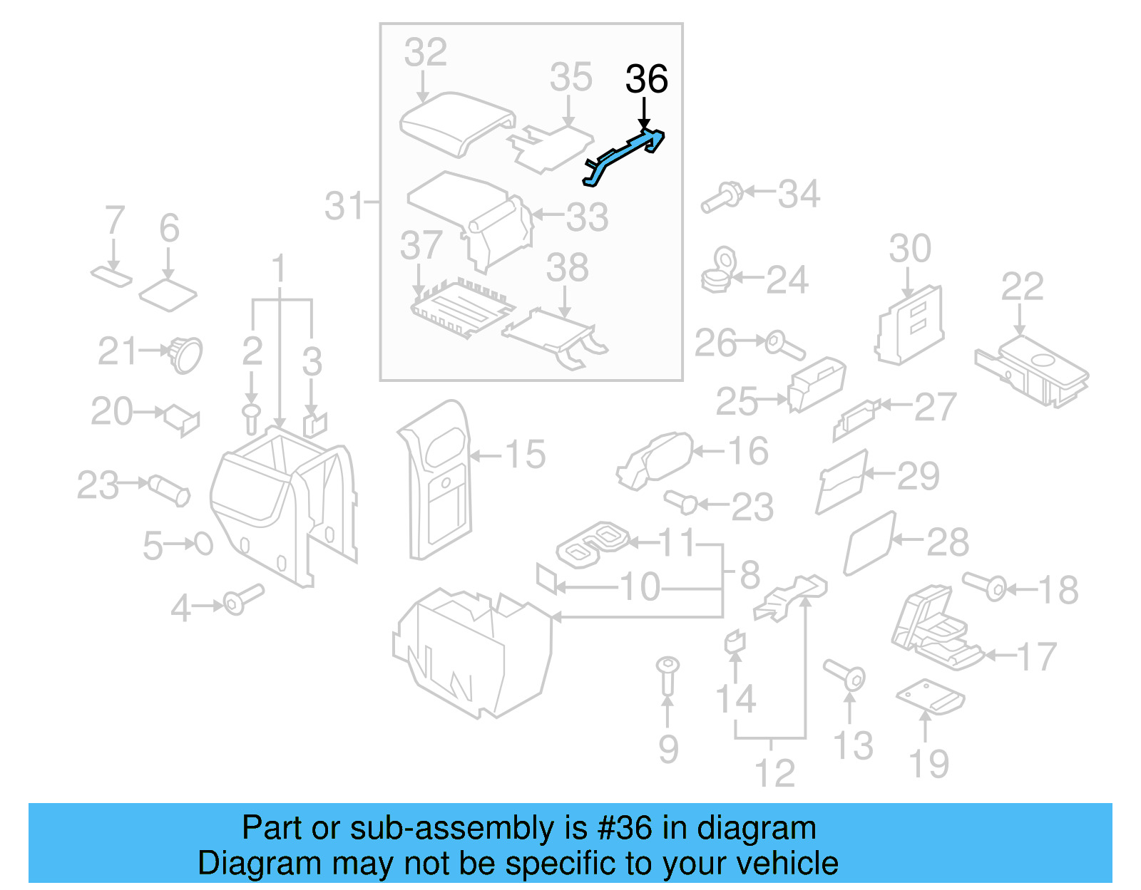 Rear Cover 5M0-863-280-9B9 - View 3