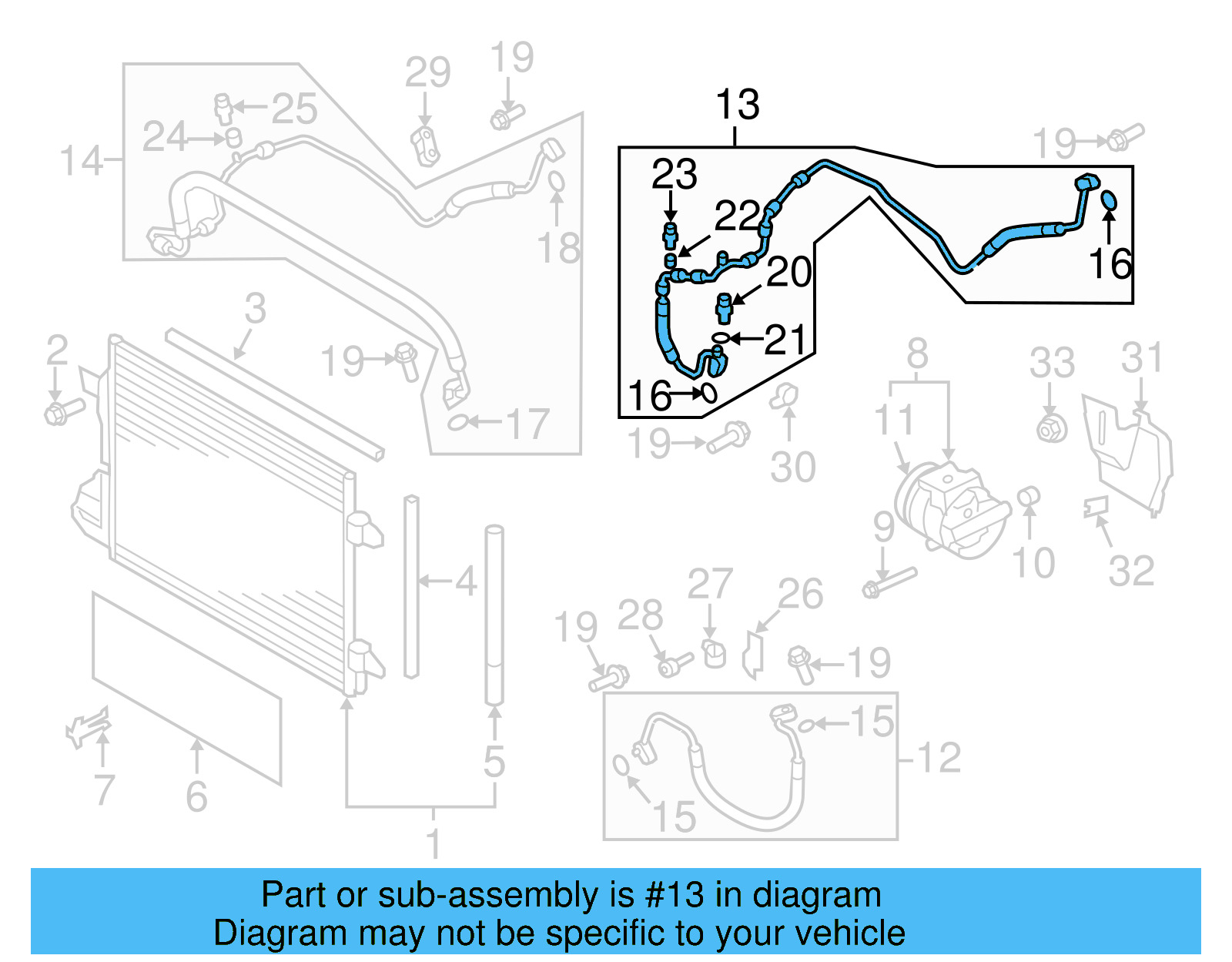 AC Hose 5N0-820-741-C - View 4