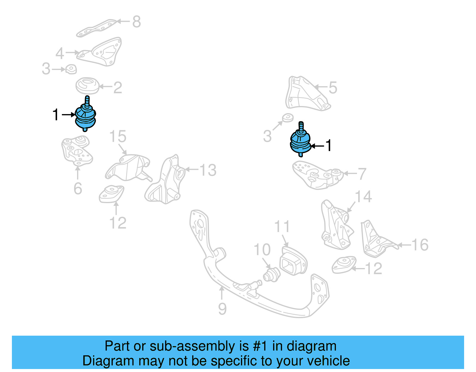 Side Mount 8D0-199-379-AR - View 6
