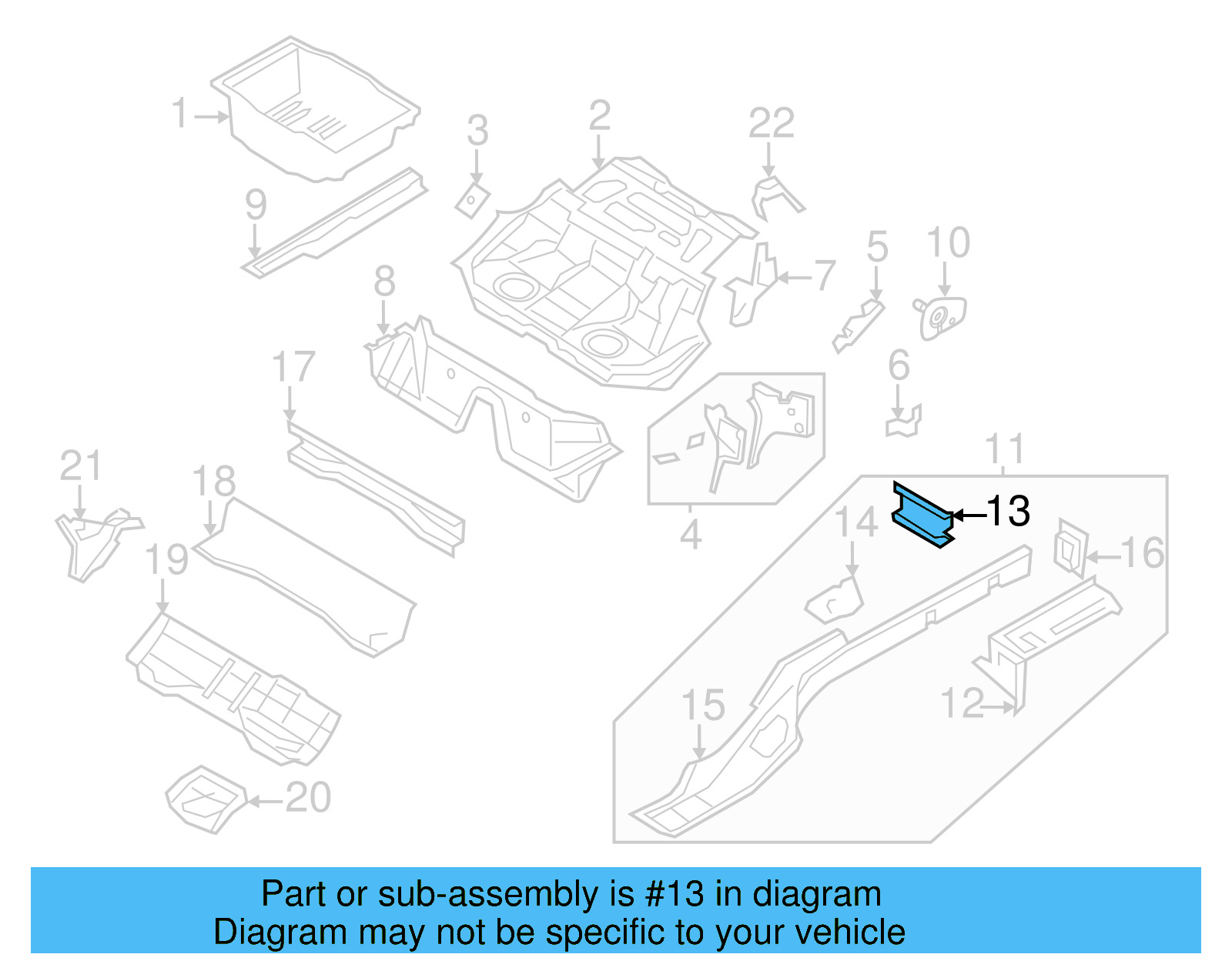 Muffler Bracket 3C0-803-381 - View 9
