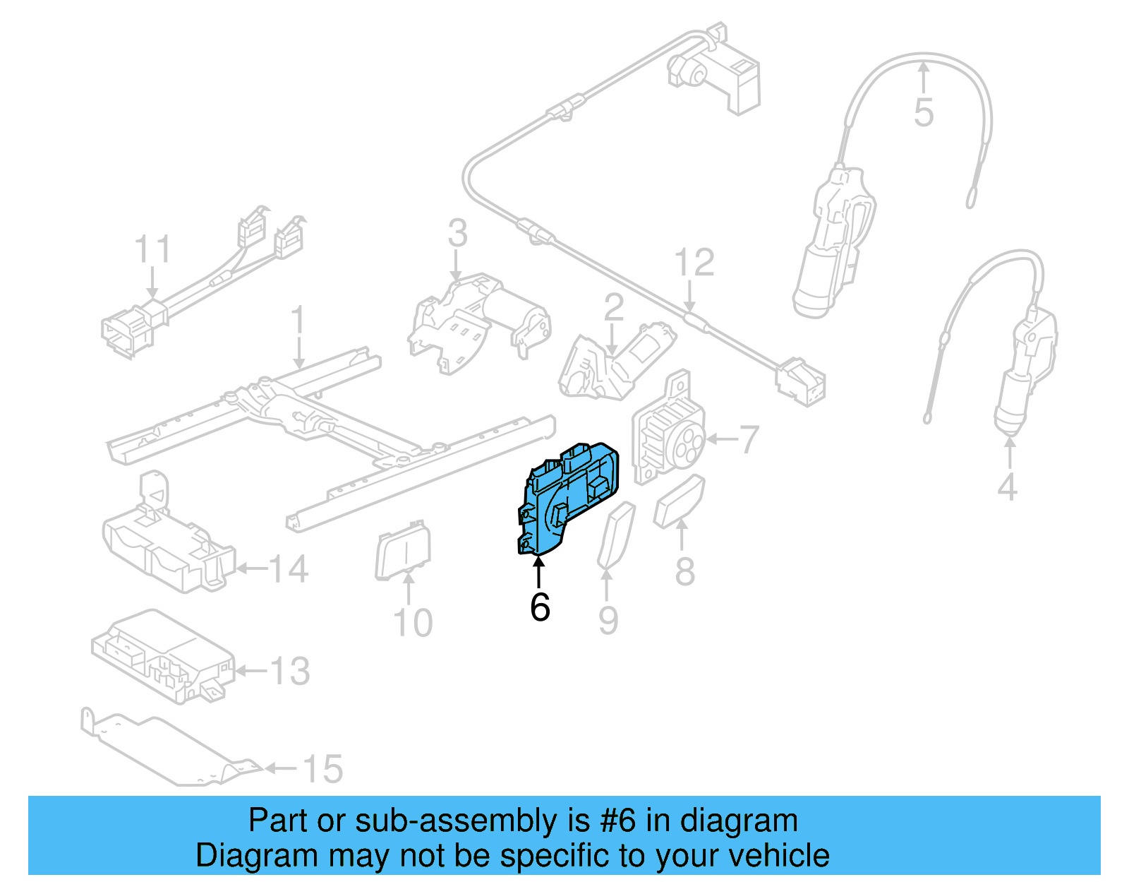 Seat Switch 1Q0-959-747 - View 6