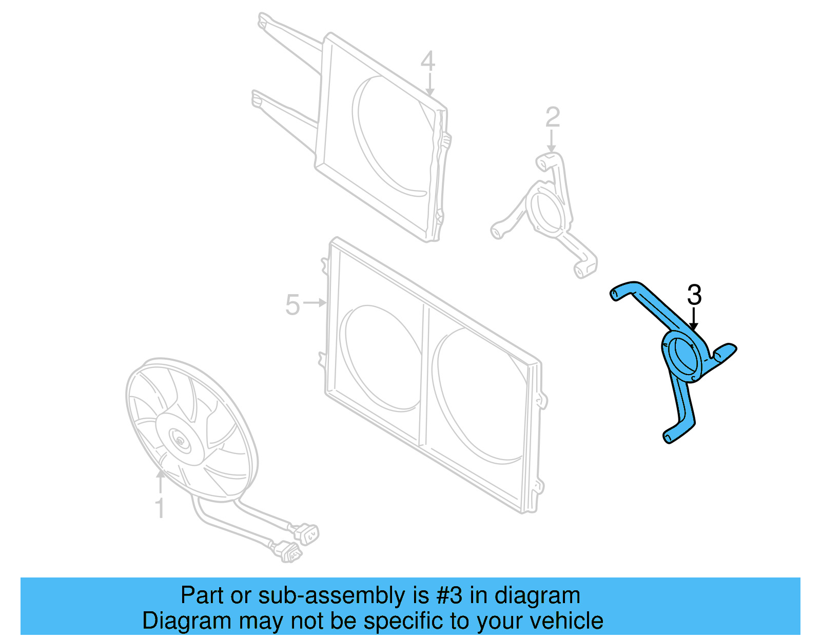 Engine Cooling Fan Motor Bracket 1J0-121-206-G-B41 - View 23