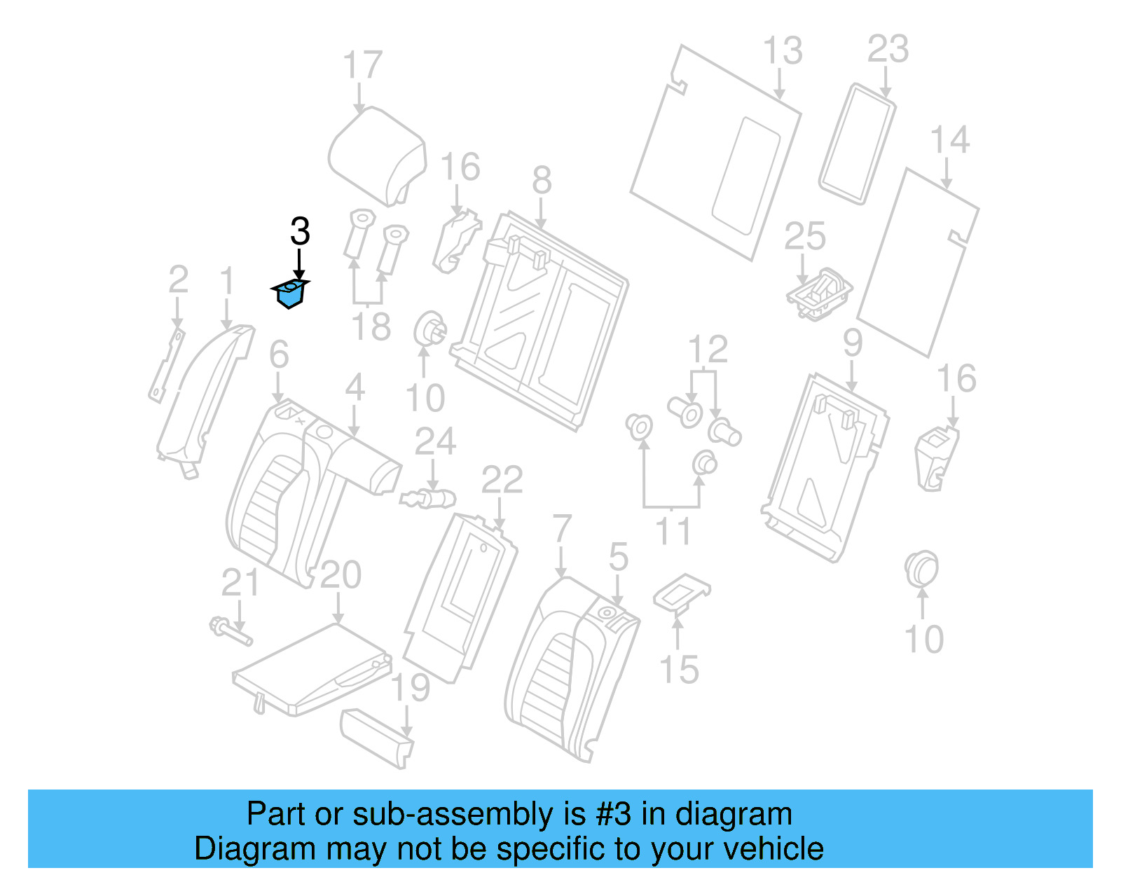 Belt Guide 3C0-857-828-A-9B9 - View 10