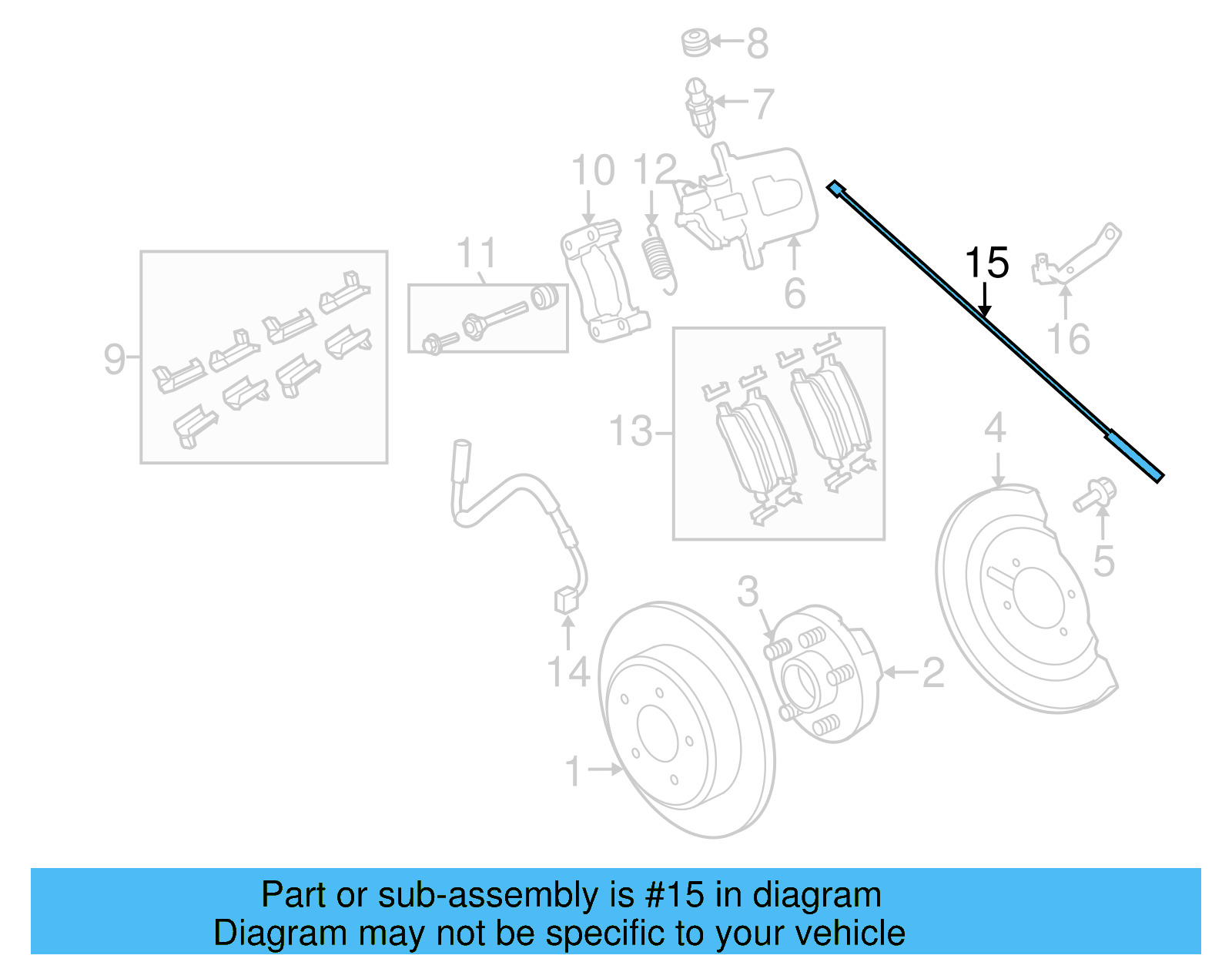 ABS Sensor 7B0-927-807-C - View 4
