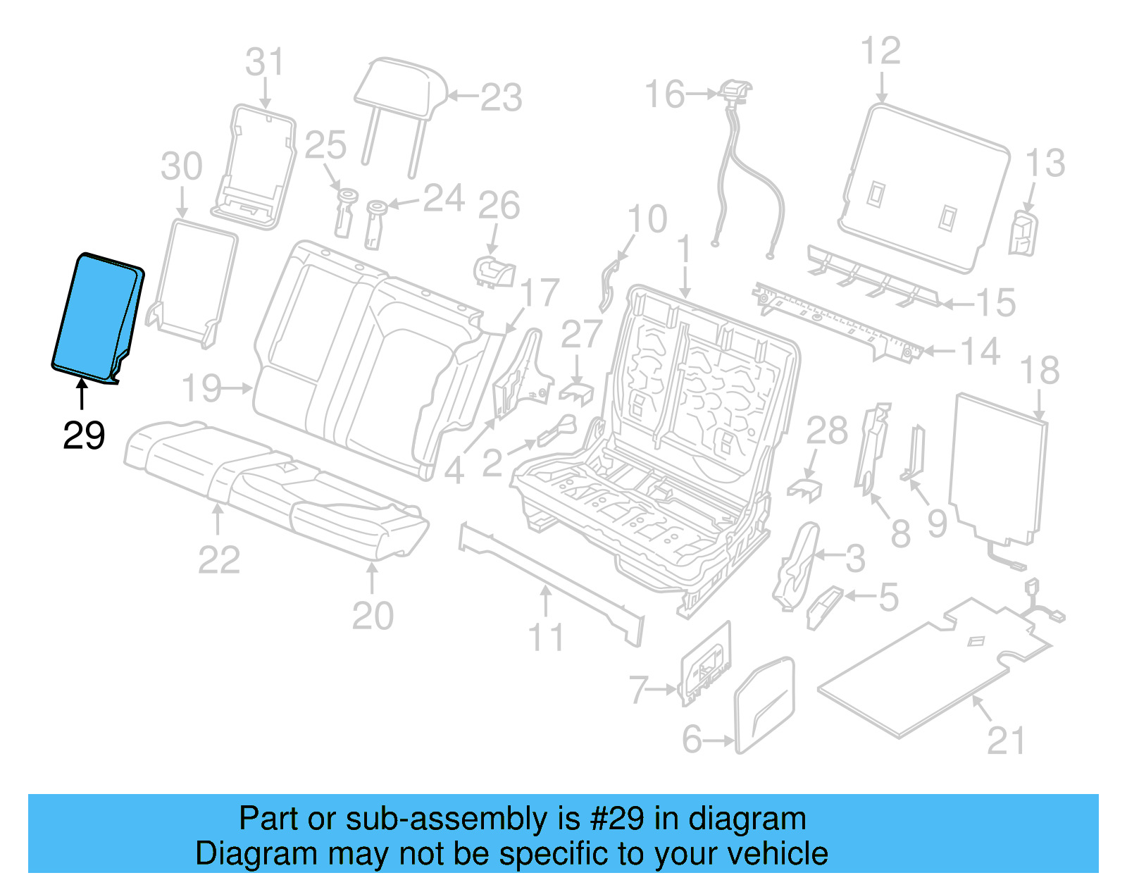 Armrest 3CN-885-081-C-ZAI - View 11