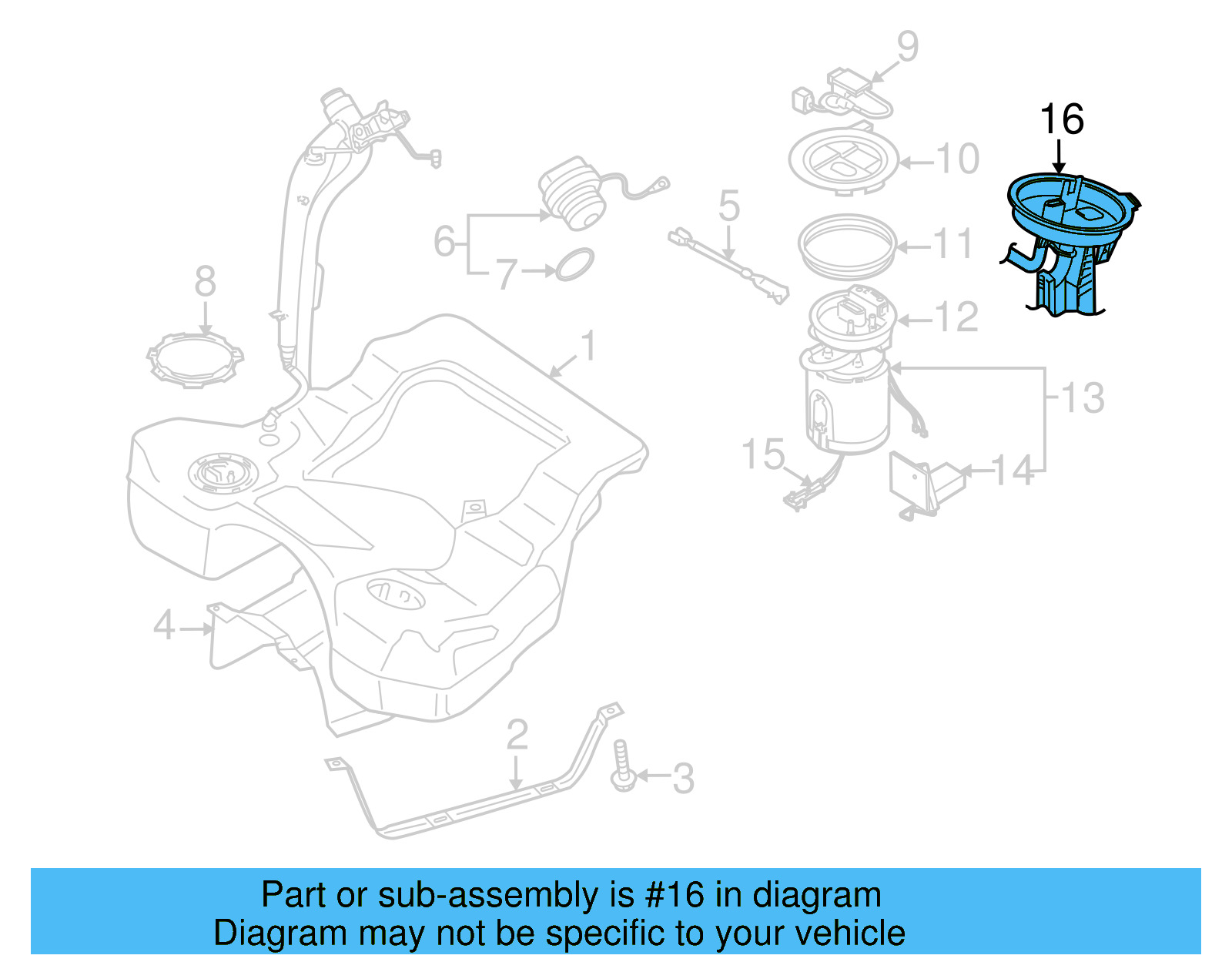 Auxiliary Pump 3C0-919-673-B - View 6