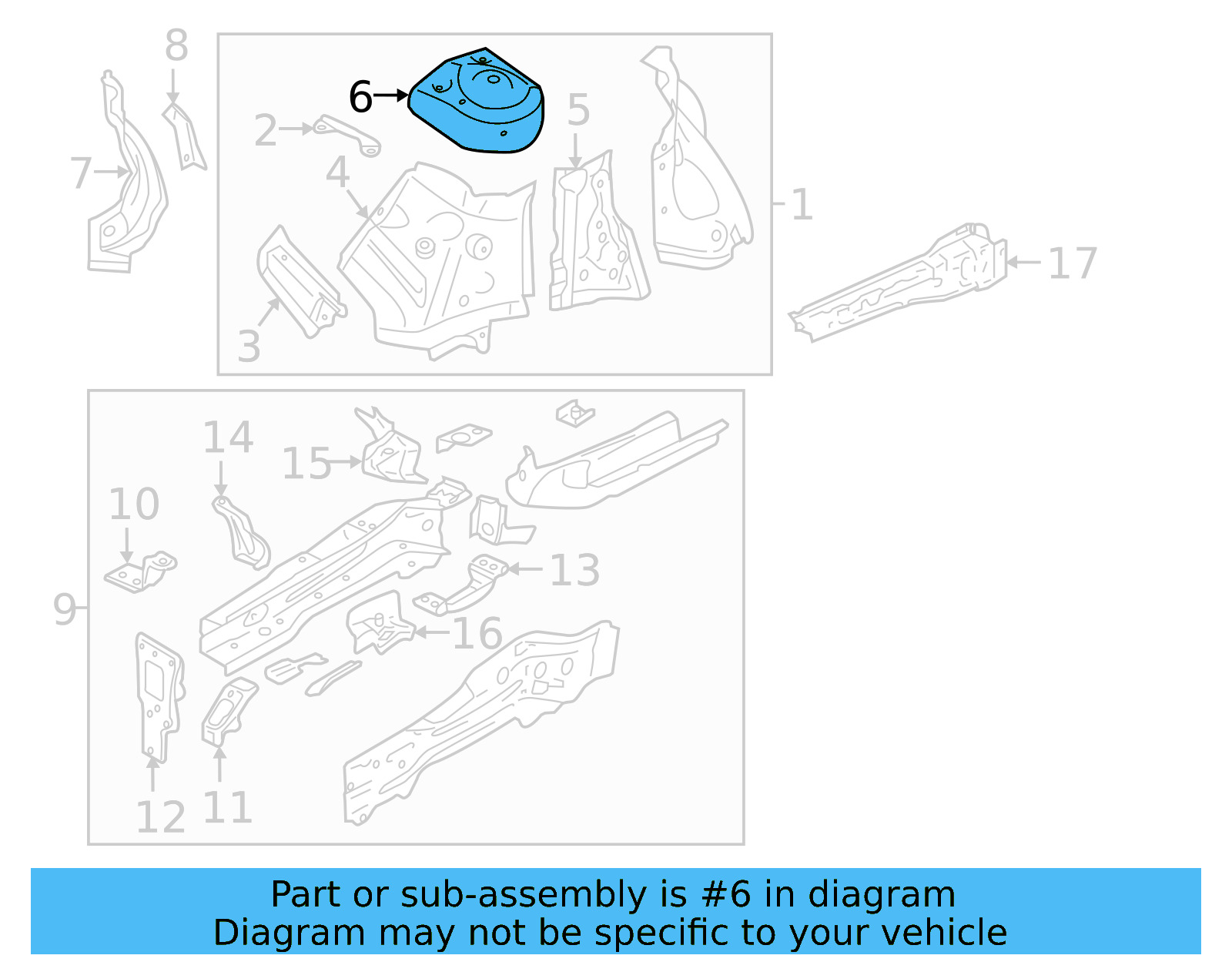 Strut Mount 3QF-809-121-B - View 7