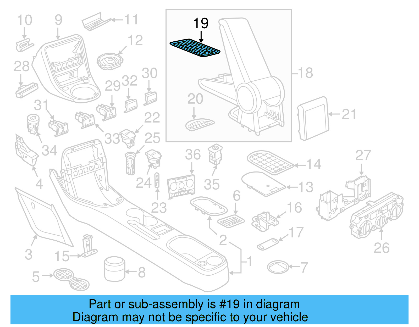 Armrest Assembly Mat 5C5-863-301-PX7 - View 10