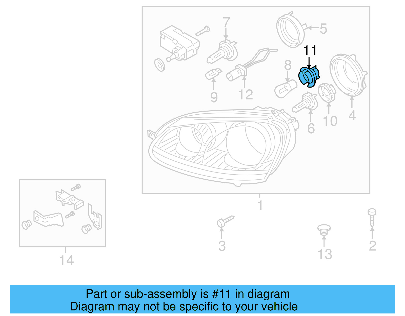 Headlight Socket 5M0-953-123-A - View 17
