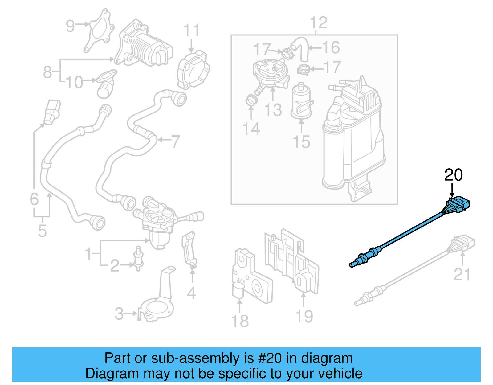 Oxygen Sensor 06K-906-265-C - View 6