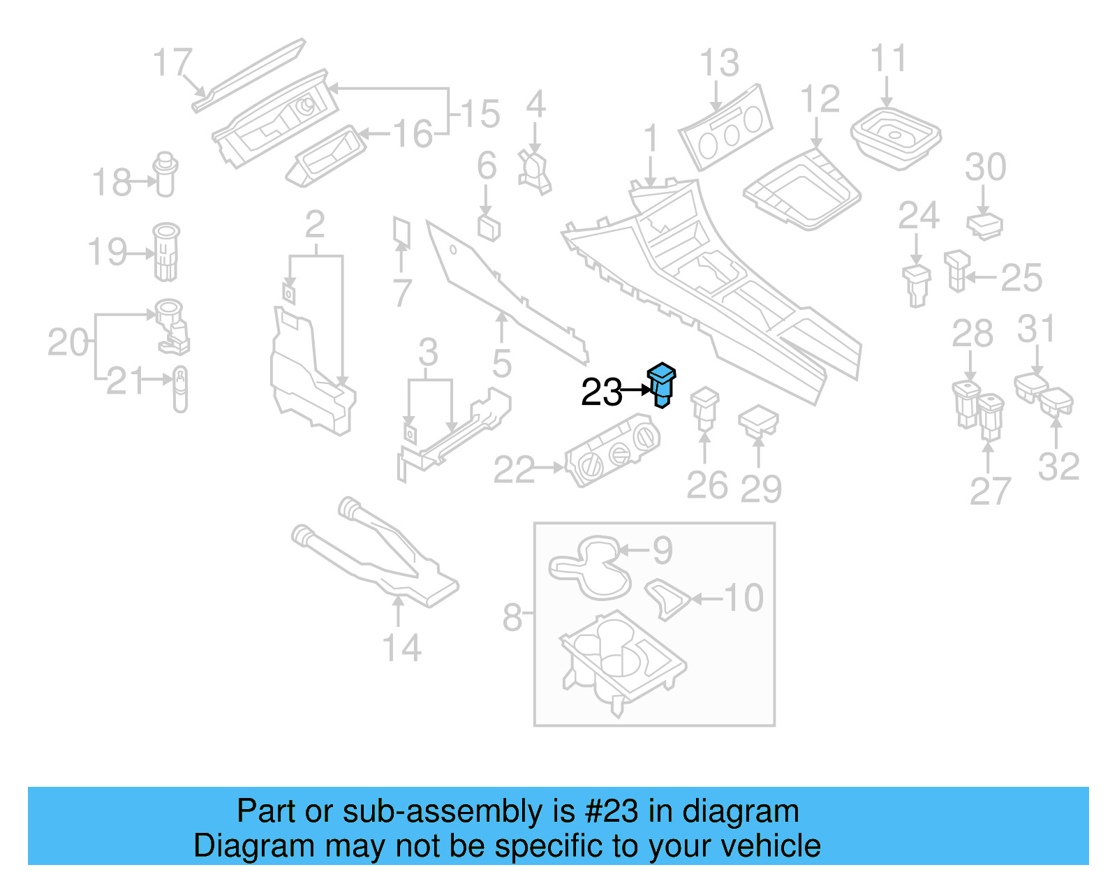 Stab Control Switch 3C0-927-117-C-REH - View 6