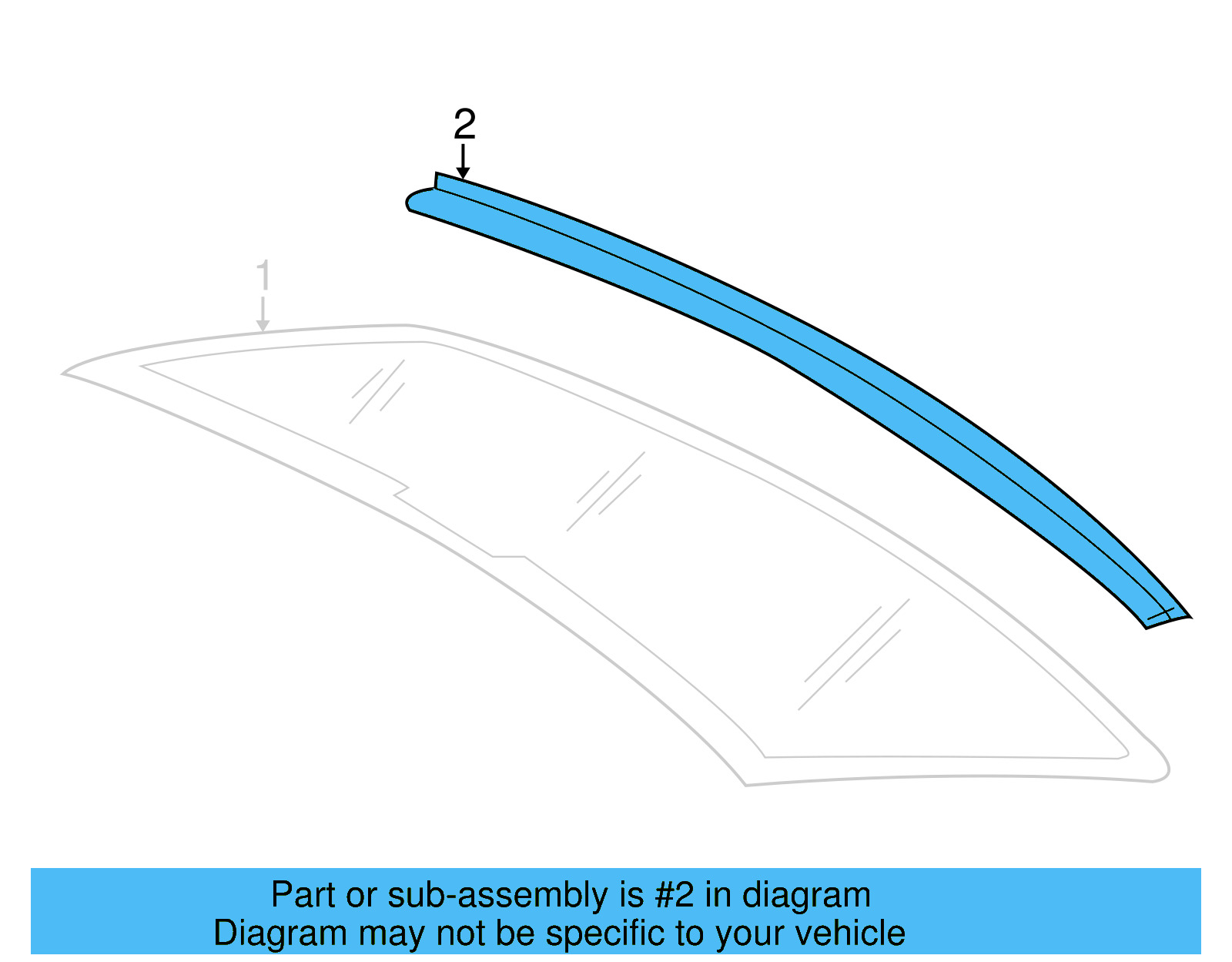 Lower Molding 3C8-853-465-A-041 - View 4