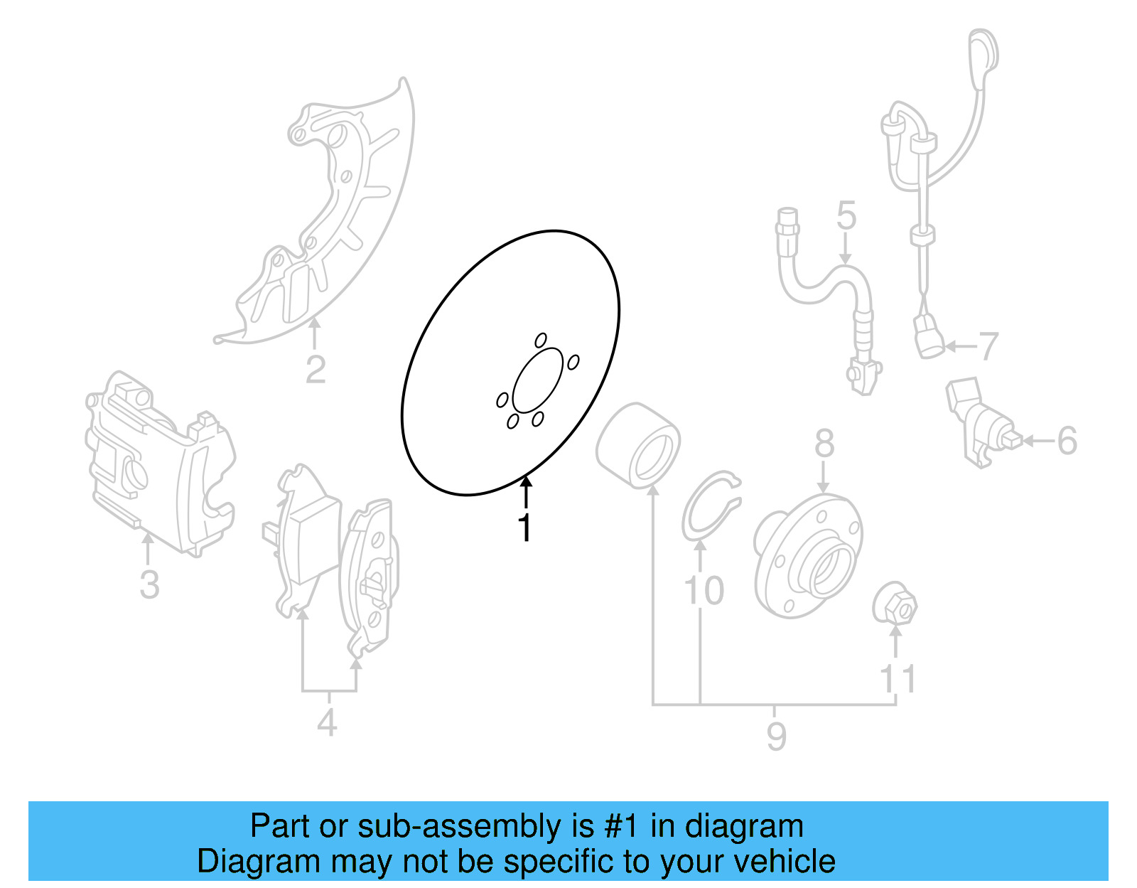 Disc Brake Rotor 1J0-615-301-P - View 22