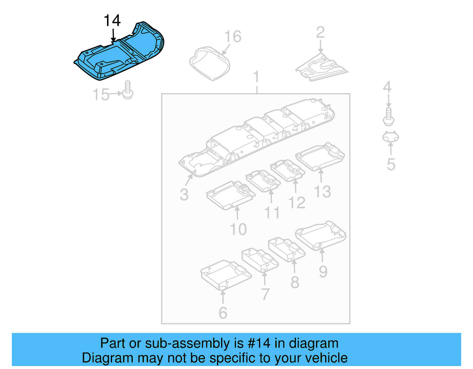 Lamp Housing 1K0-867-489-E-Y20 - View 15