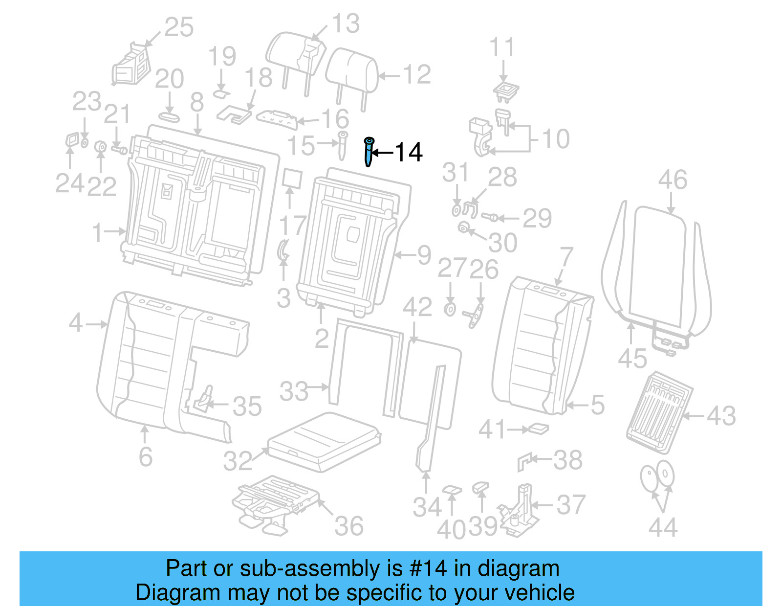 Headrest Guide 8E0-881-920-71N - View 10
