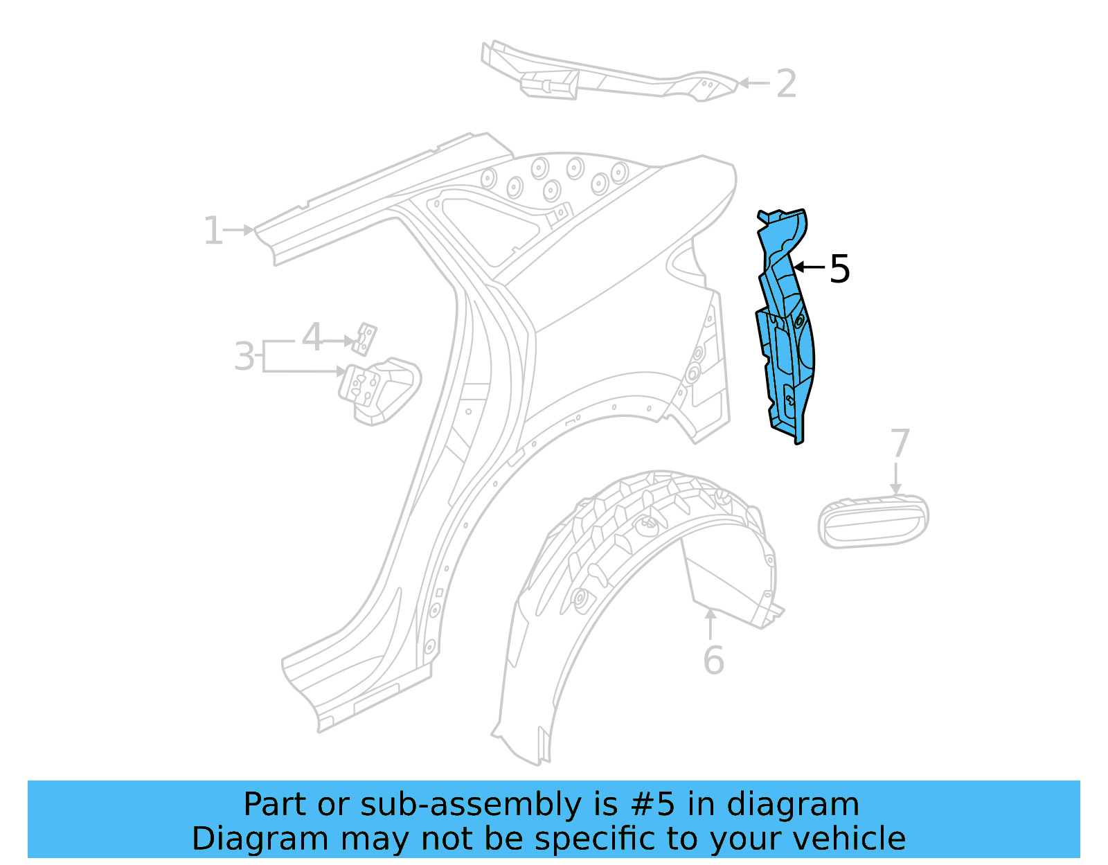 Tail Lamp Pocket 11K-813-319 - View 4