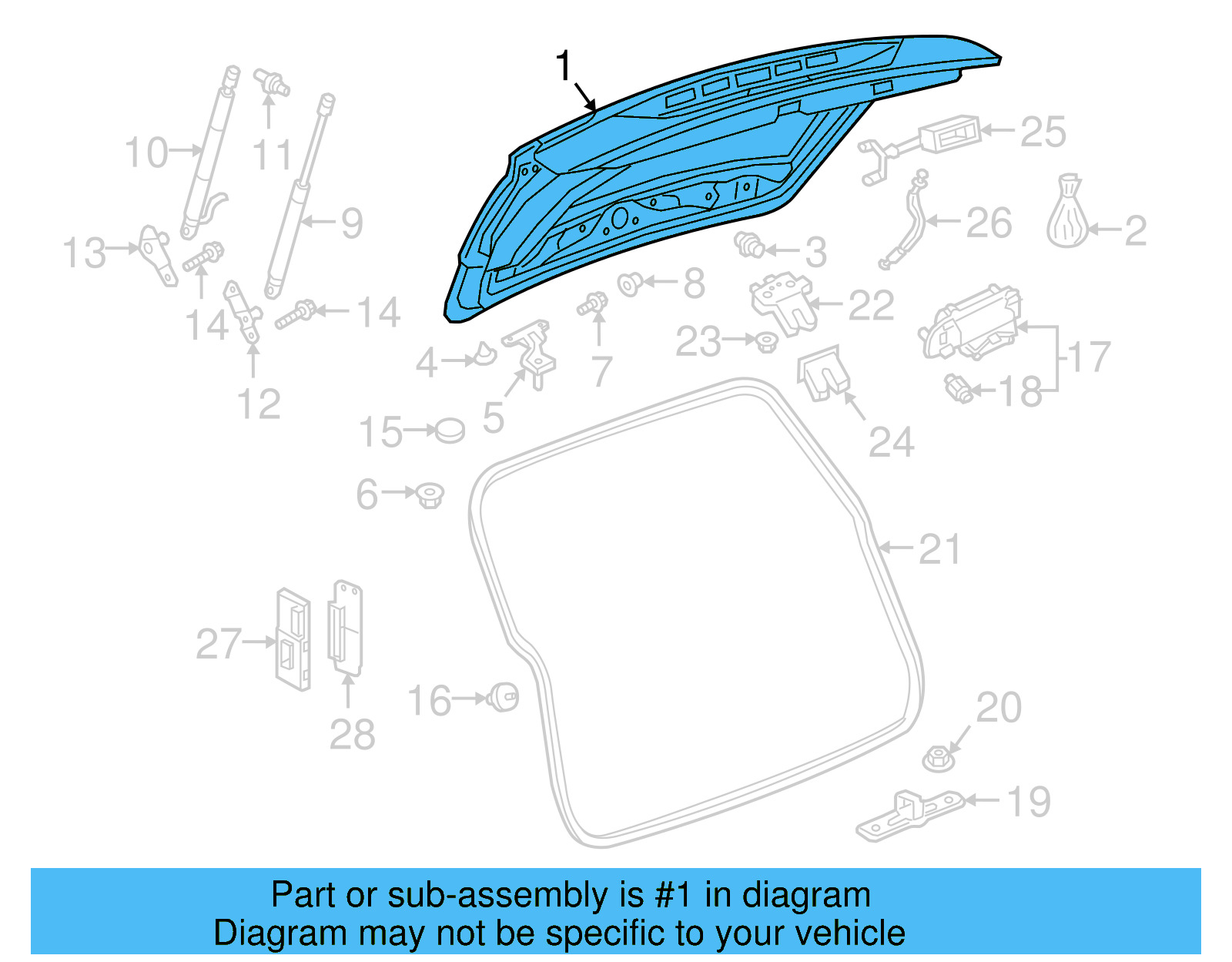 Lift Gate 5NA-827-025-M - View 5