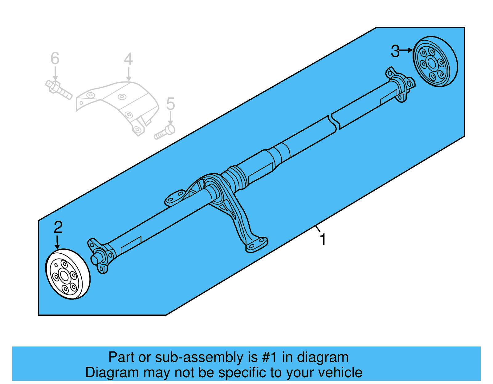 Drive Shaft 5QF-521-101-S - View 6