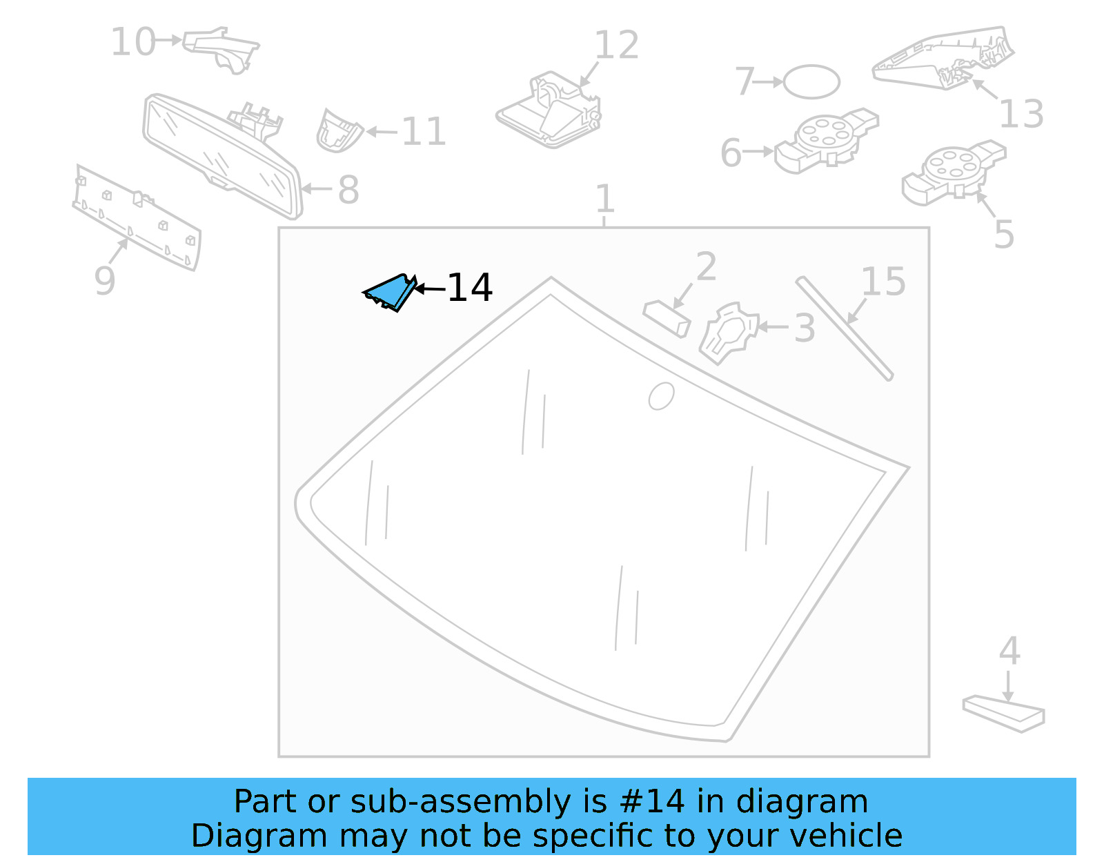 Glass Trim 5G0-862-505-A - View 6