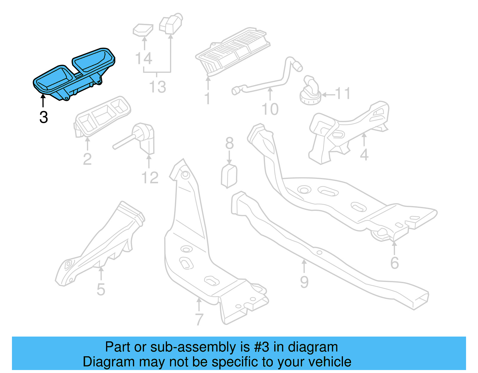 Defroster Duct 5G1-819-063-B - View 19