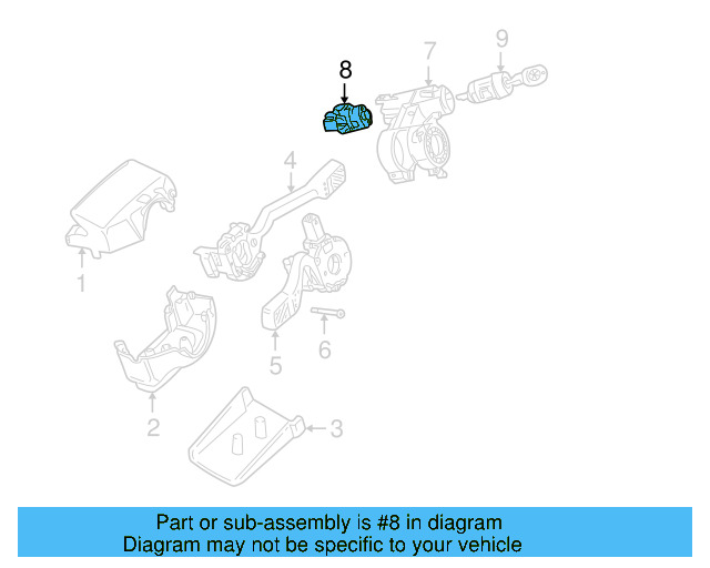 Ignition Switch 6N0-905-865 - View 11