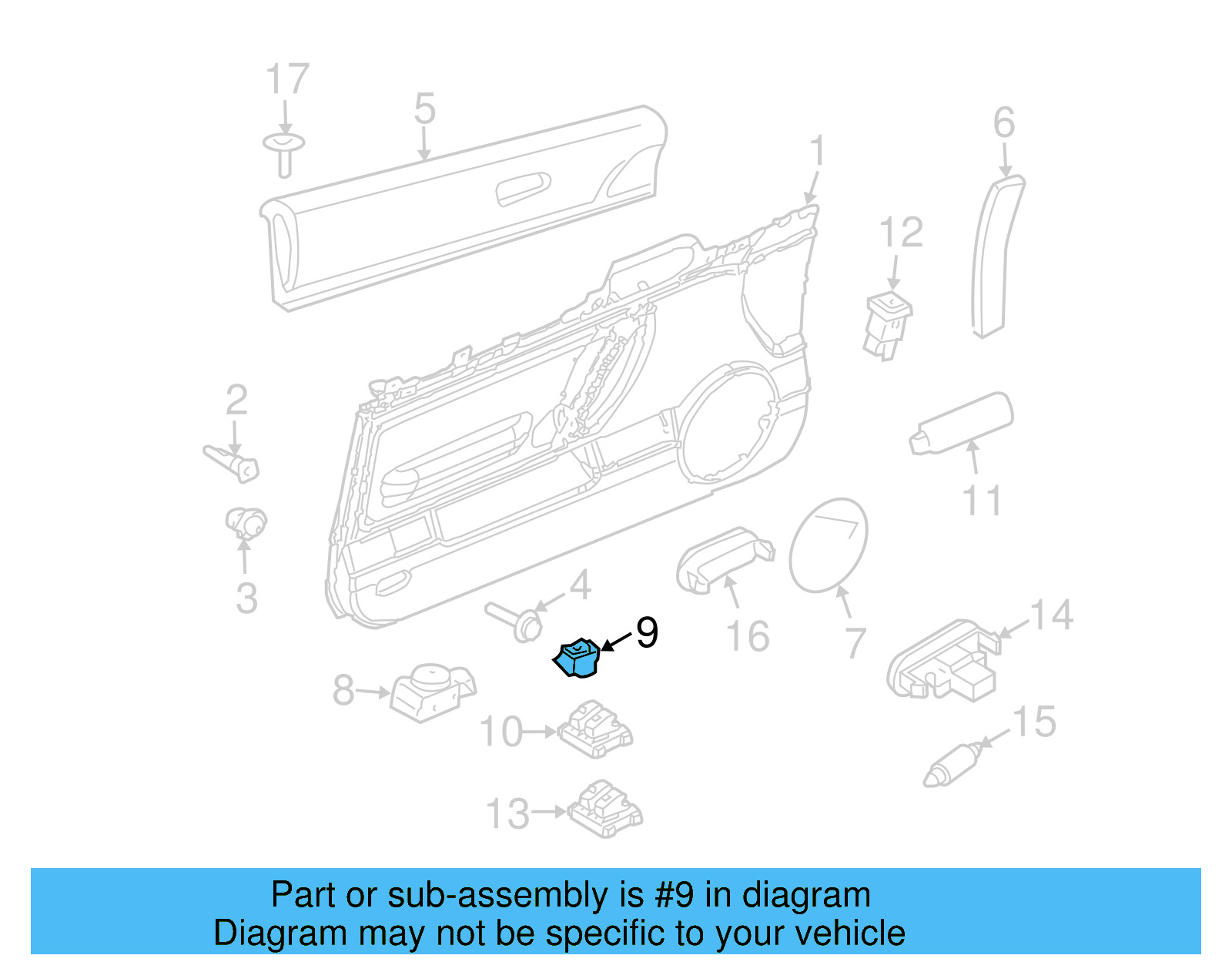 Window Switch 1Y1-959-851-A-2QL - View 7