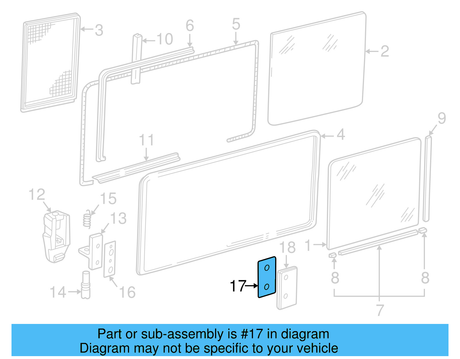 Handle Gasket 281-847-739 - View 5