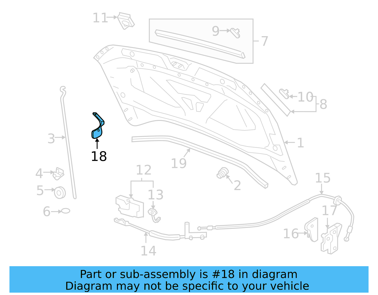 Hinge 2GJ-823-301-A - View 4