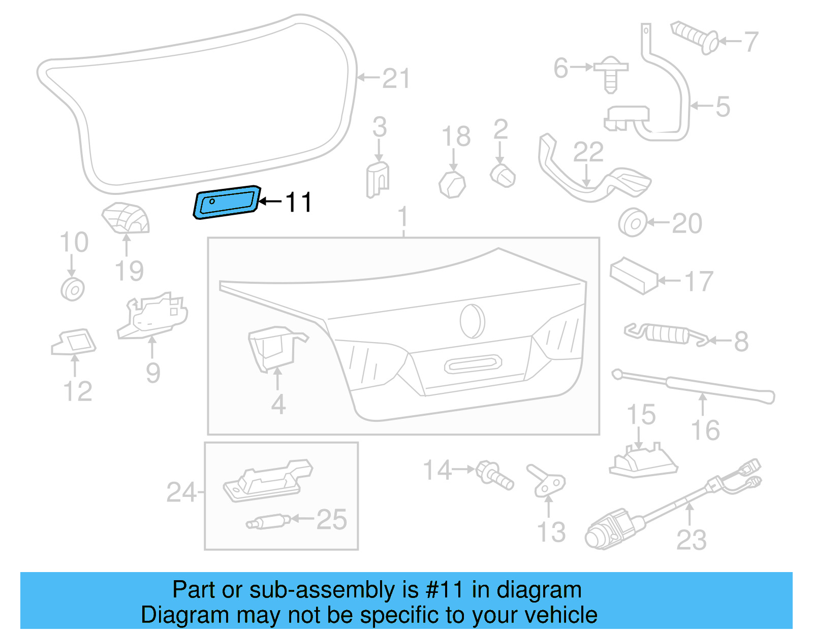 Lock Cover 5C6-827-229-A - View 6