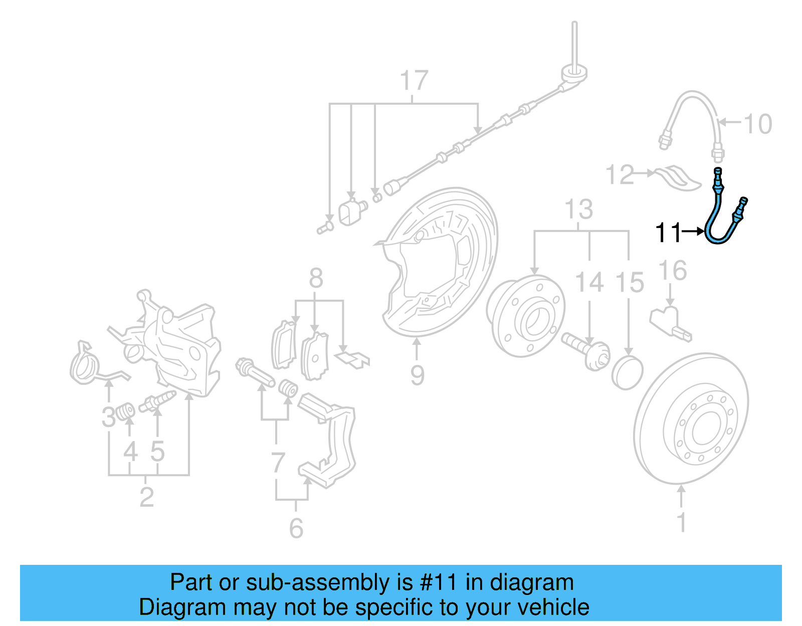 Brake Tube 1K0-611-764-L - View 30