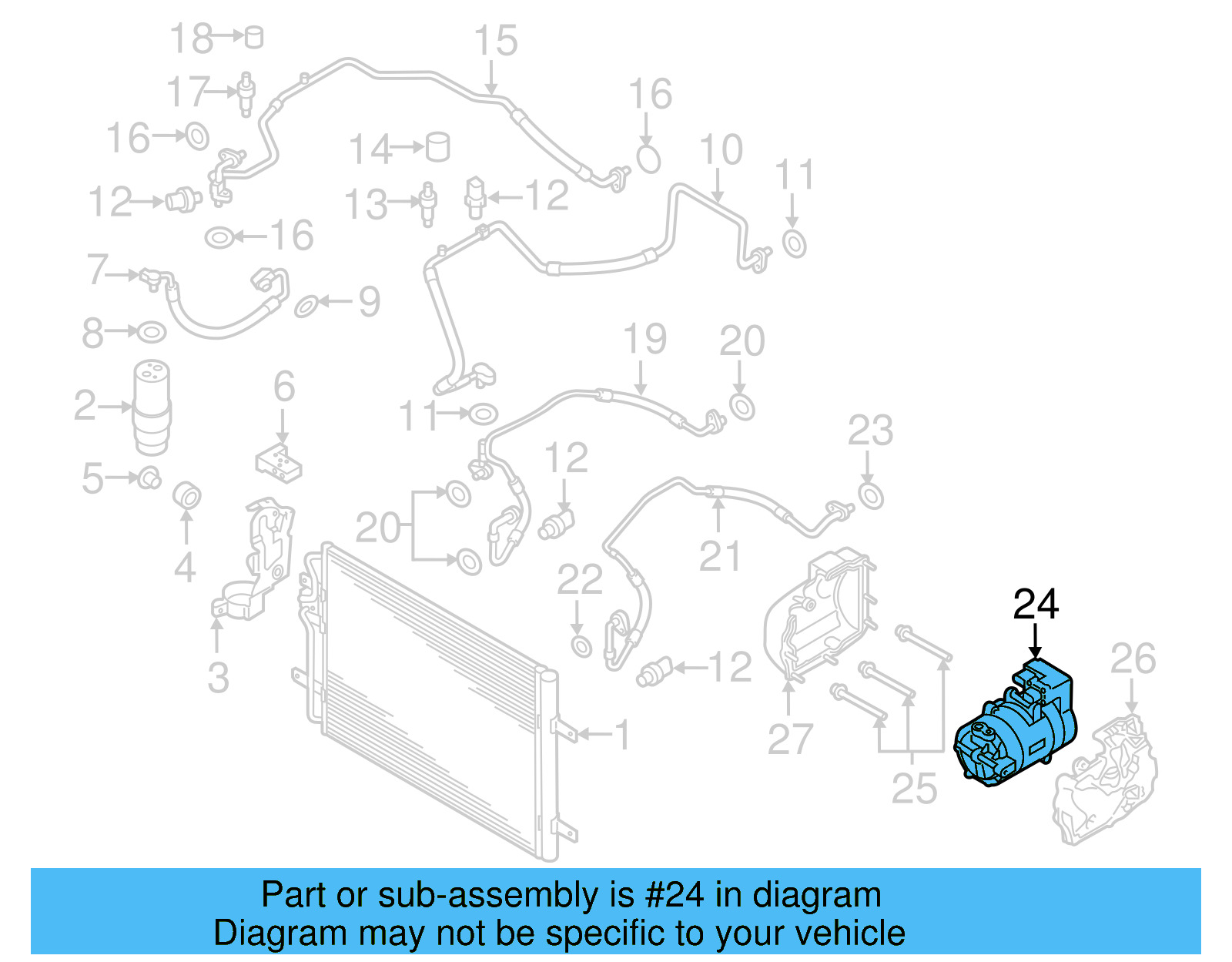 Compressor 5QE-816-803-K - View 5