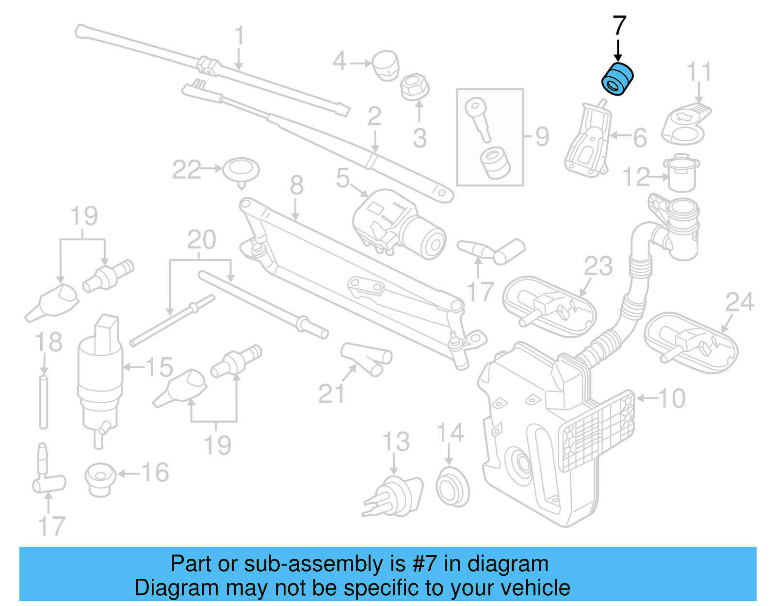 Mount Bracket Hardware Kit 3C0-998-754 - View 26