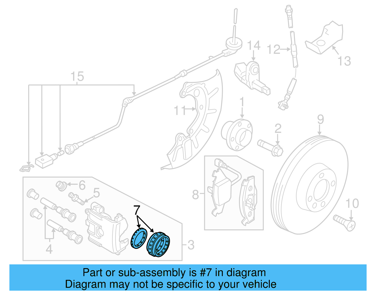 Seal Kit 8N0-698-471 - View 9
