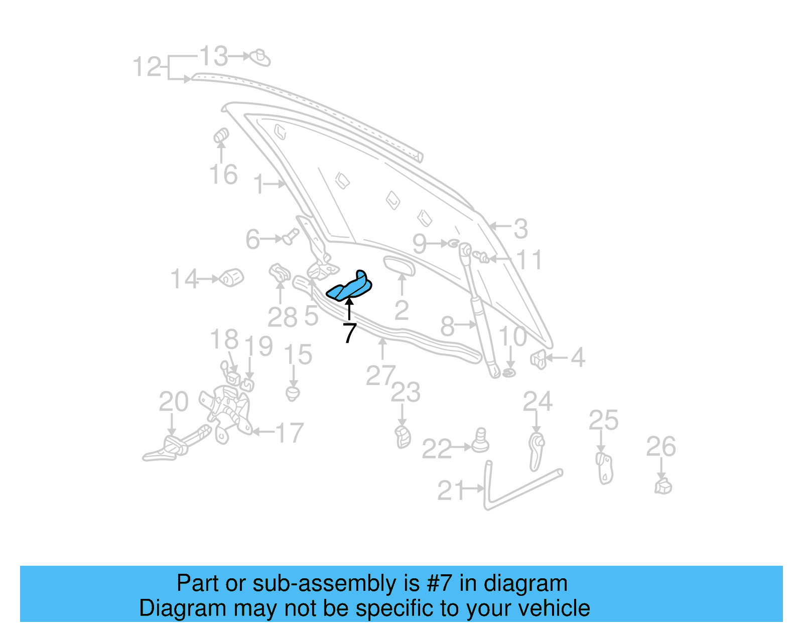 Hinge Cover 1J0-823-629-D-01C - View 7