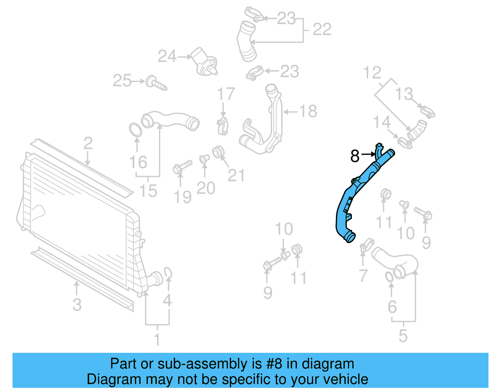 Pressure Pipe 1K0-145-840-AB - View 31