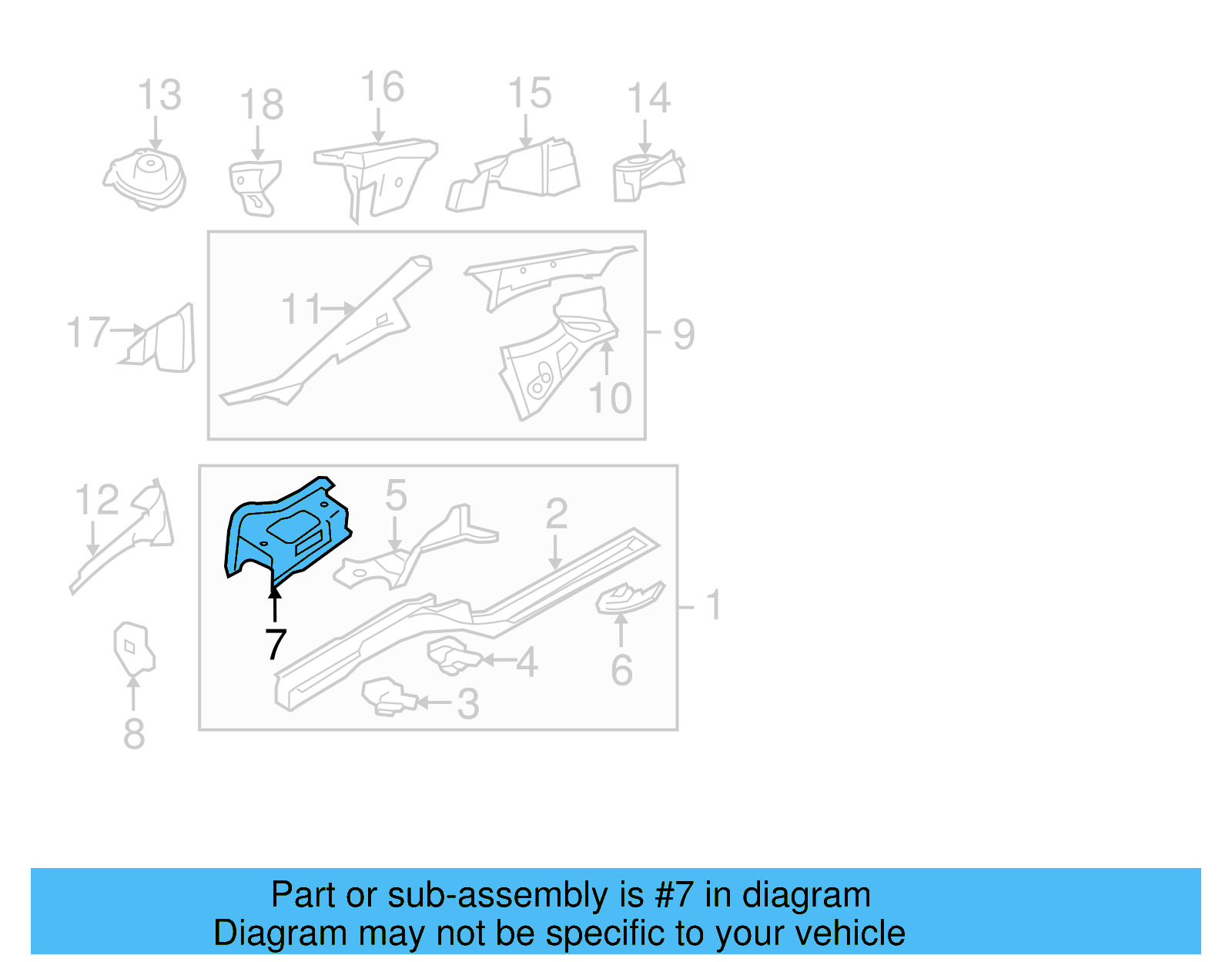 Engine Bracket 1K0-802-068-A - View 17