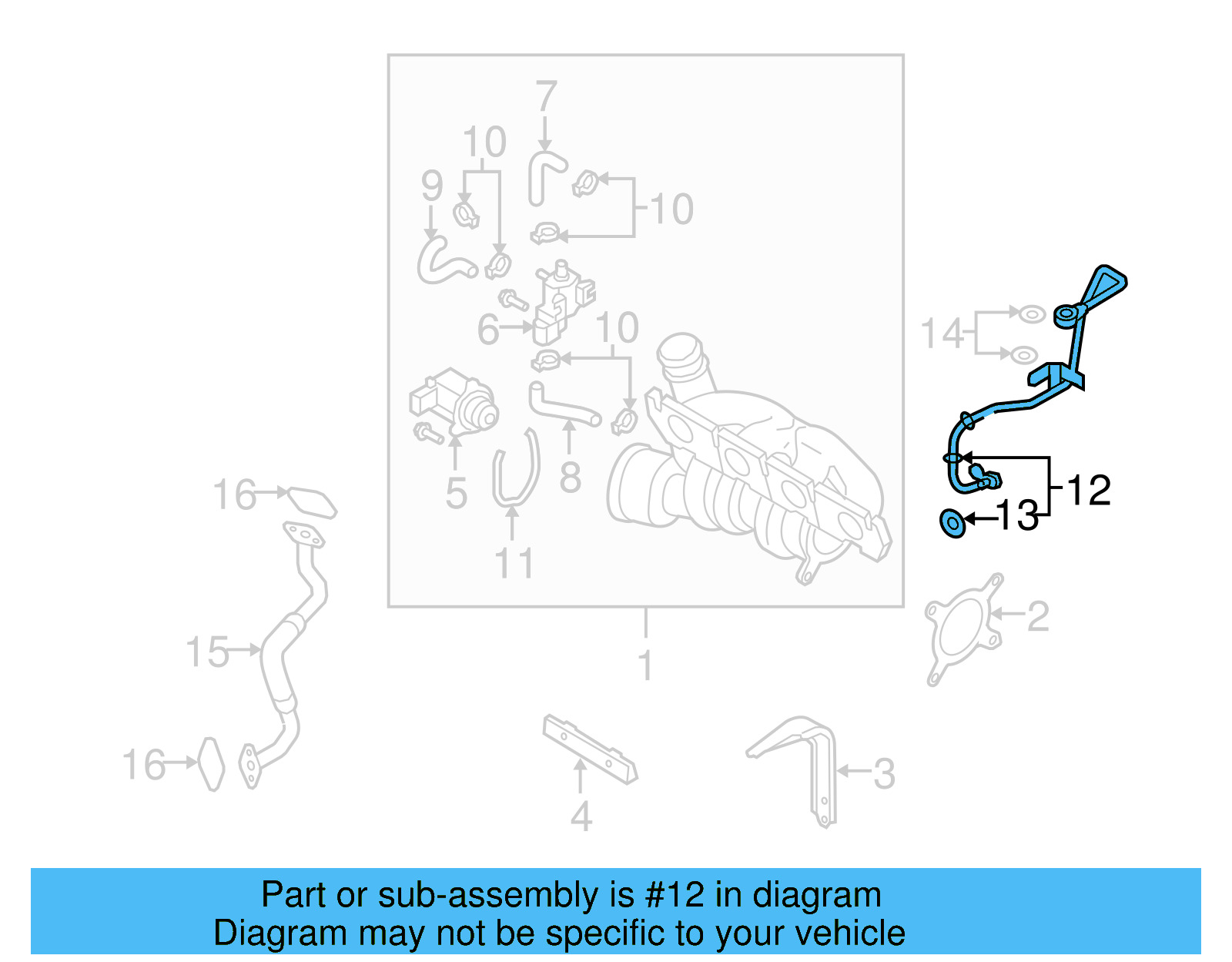 Oil Inlet Line 06J-145-778-H - View 52