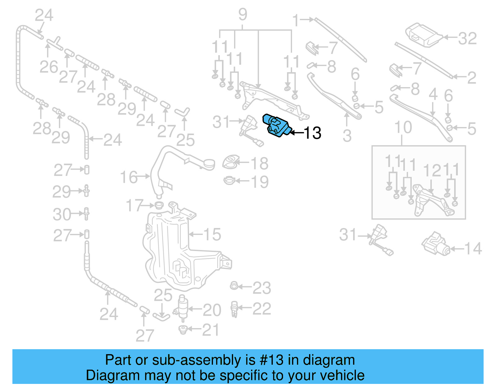 Wiper Motor 3D1-955-024-D - View 4