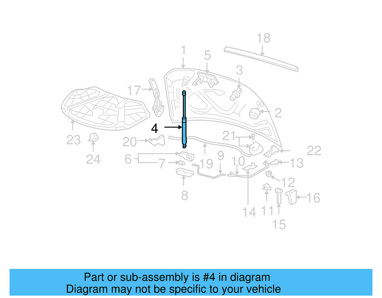 Support Cylinder 3C0-823-359-A - View 5