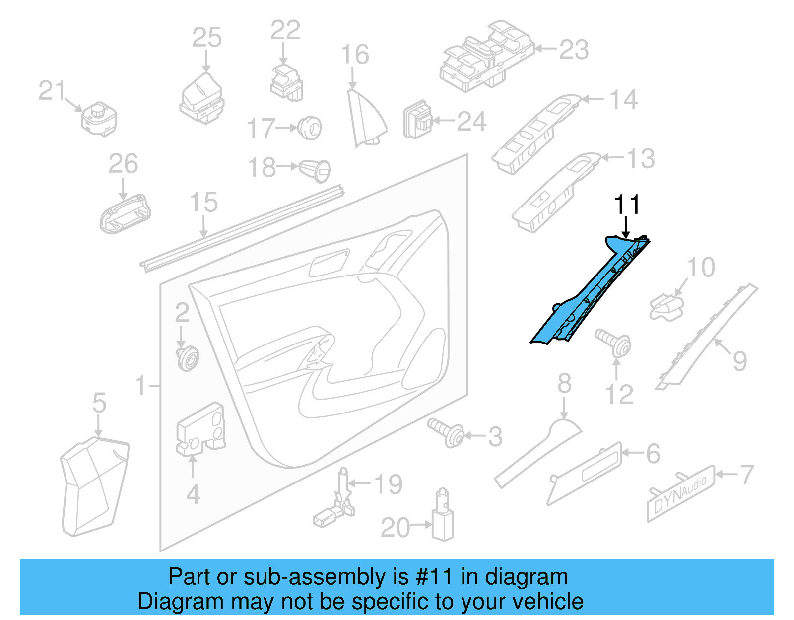 Pull Handle 5N0-867-179-D-81U - View 2