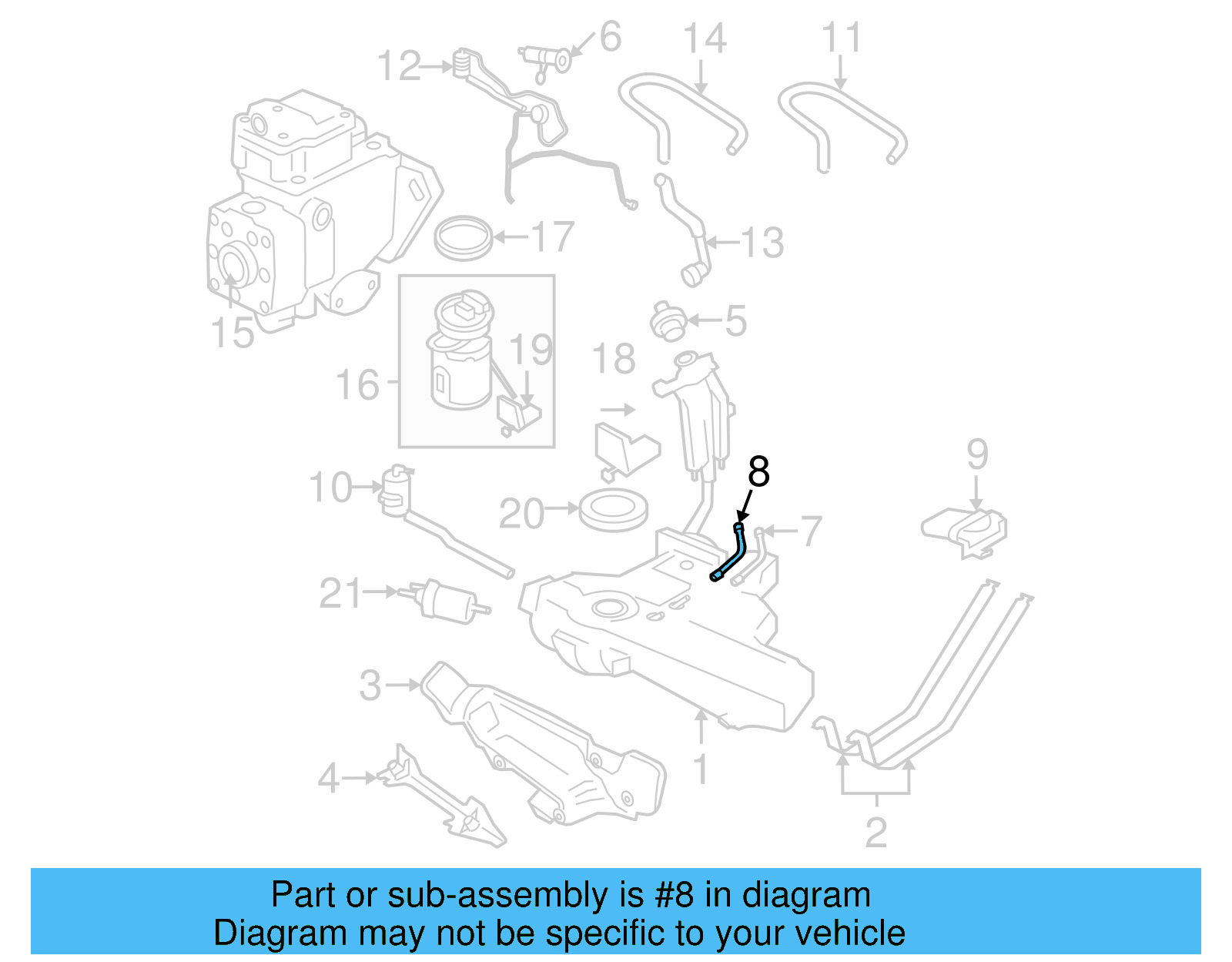 Pipe 1C0-201-993-G - View 18